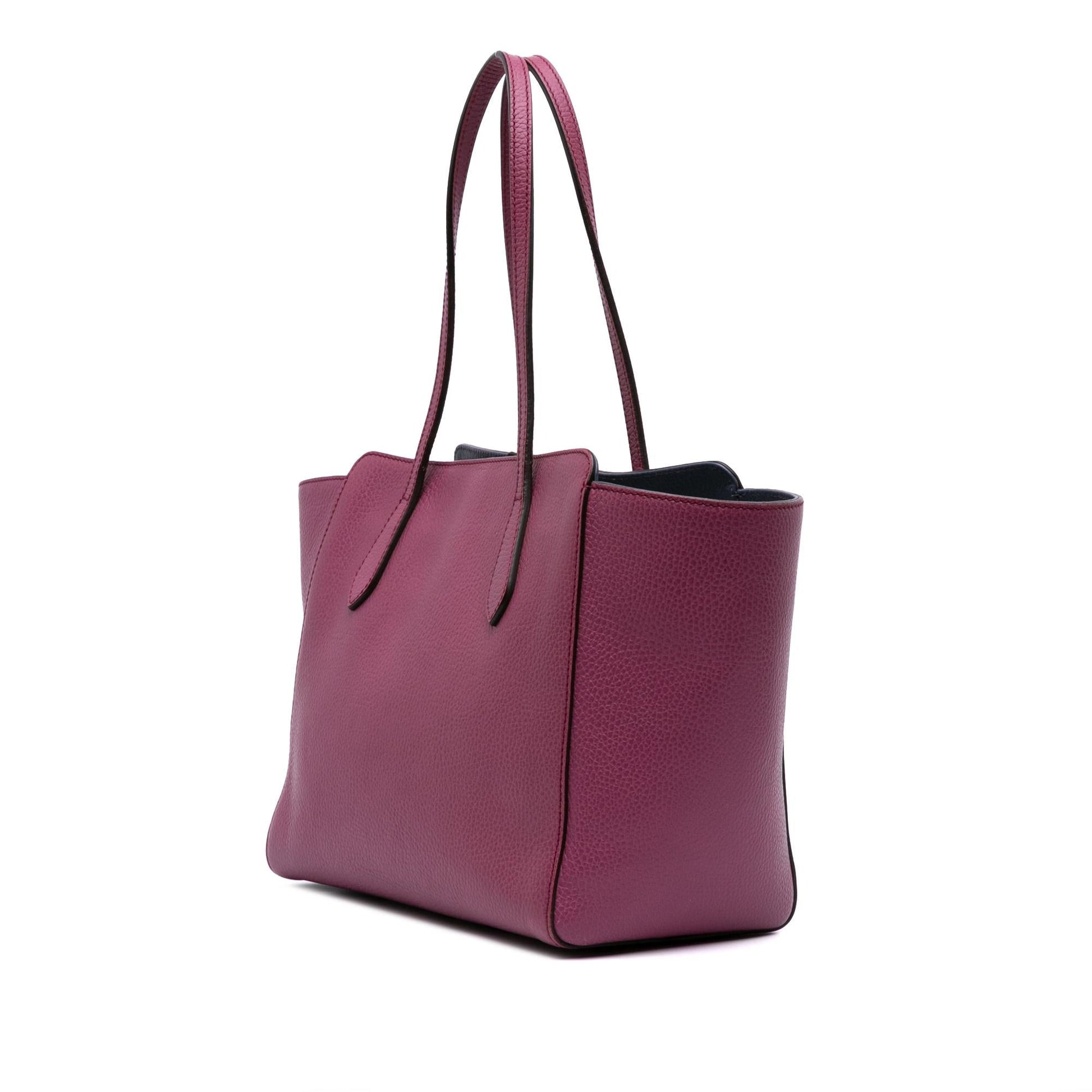 Gucci Medium Leather Swing Tote