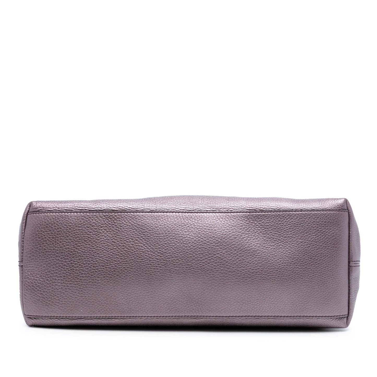 Gucci Medium Metallic Leather Soho Chain Tote