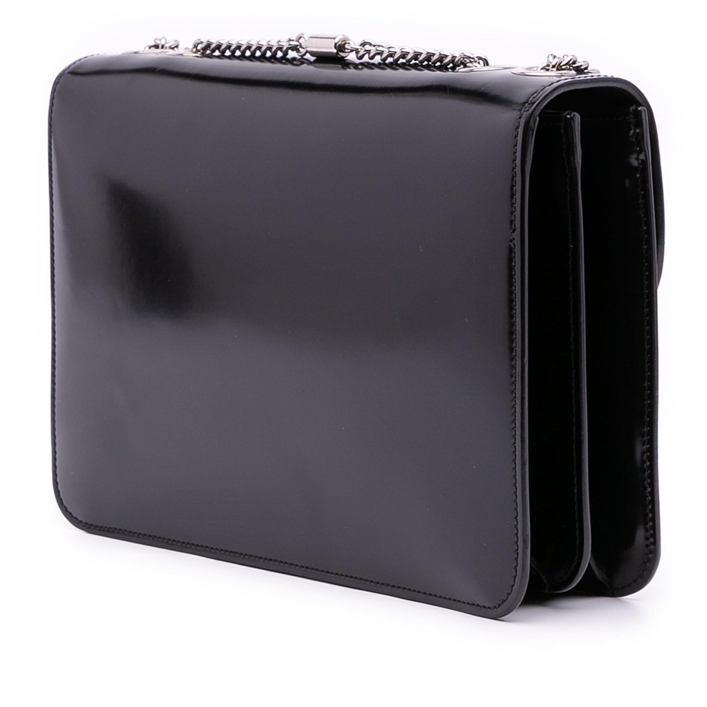 Gucci Medium Patent Dollar Interlocking G Crossbody