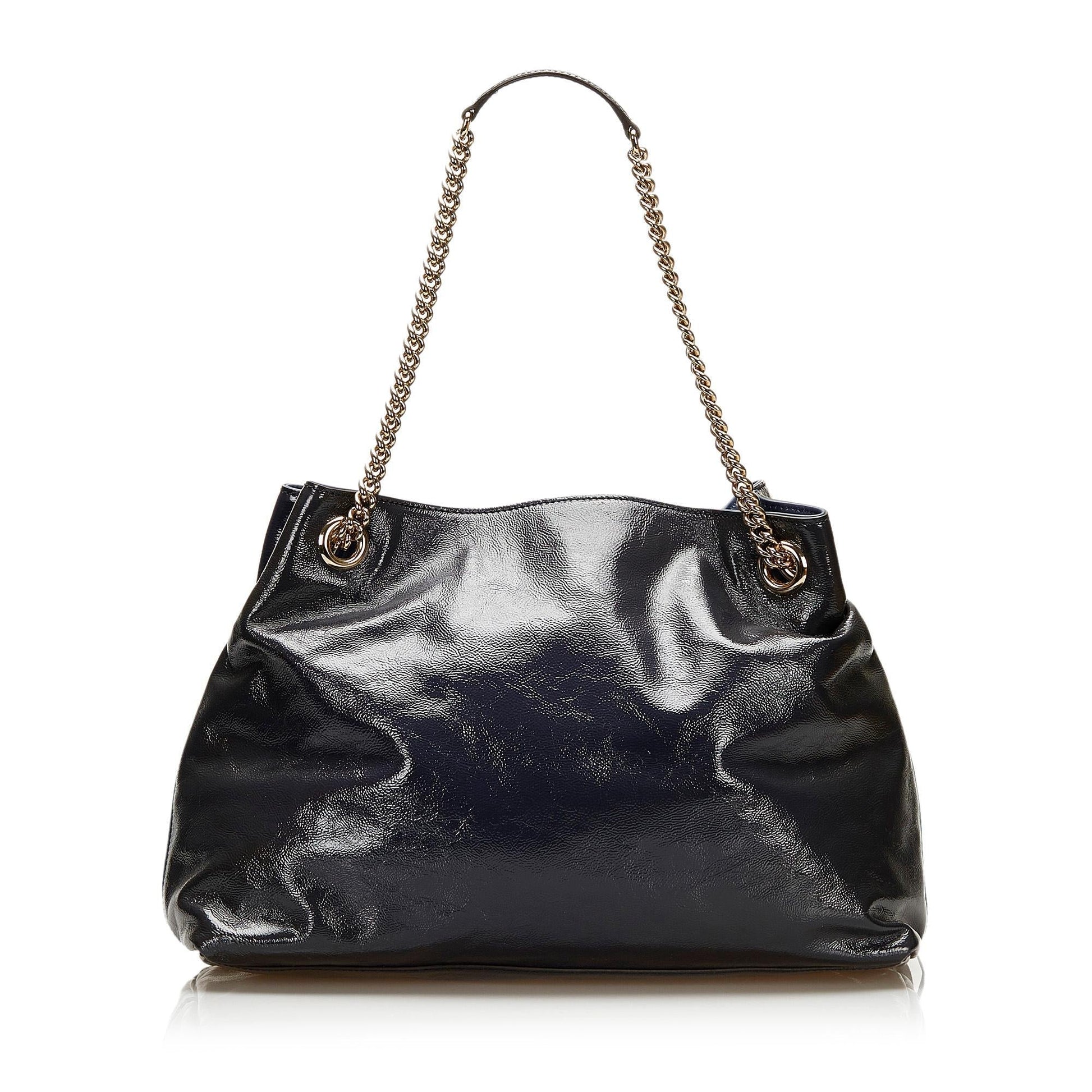Gucci Chain Leather Tote
