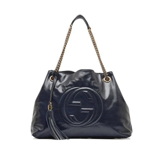 Gucci Chain Leather Tote