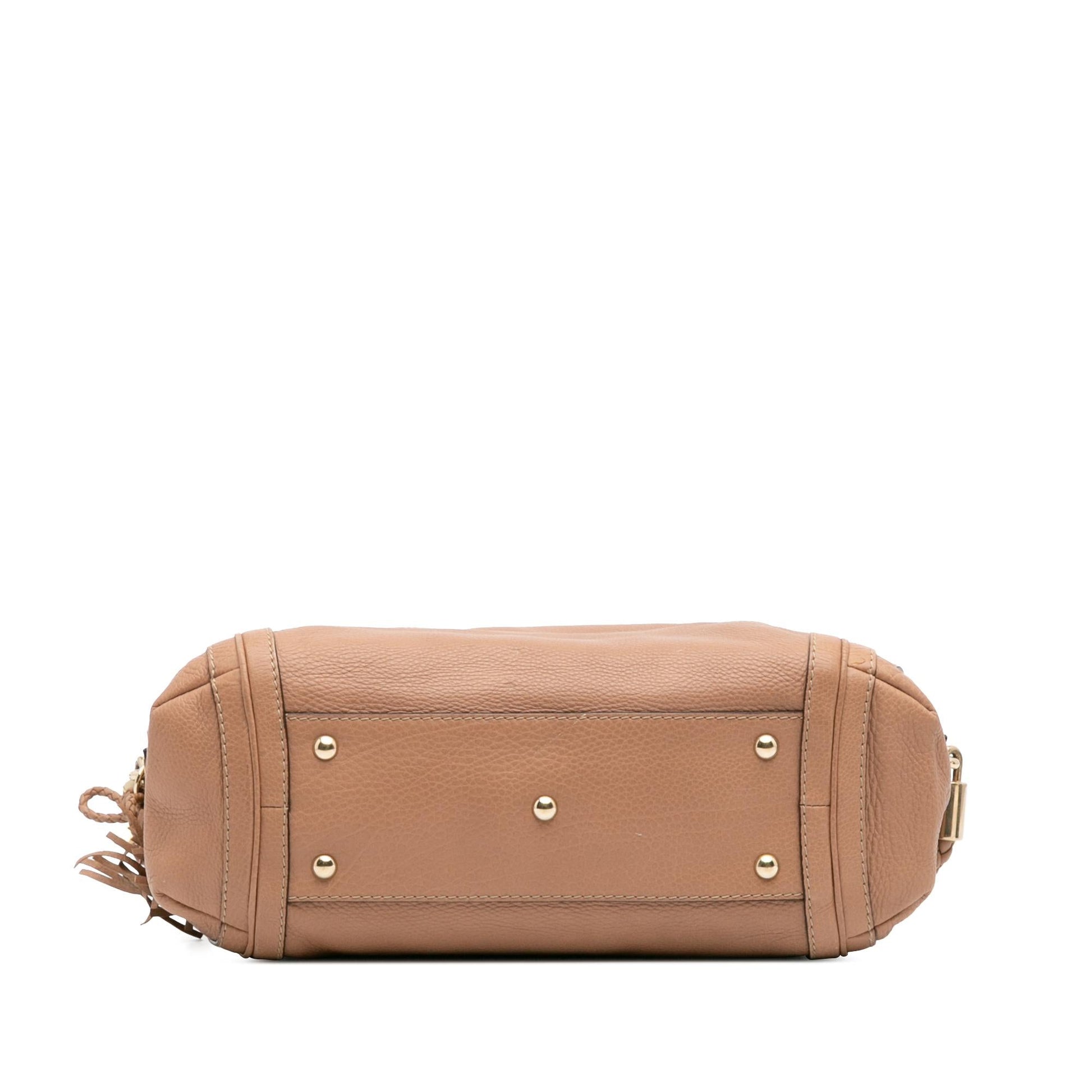 Gucci Medium Pebbled Calfskin Bella Shoulder Bag