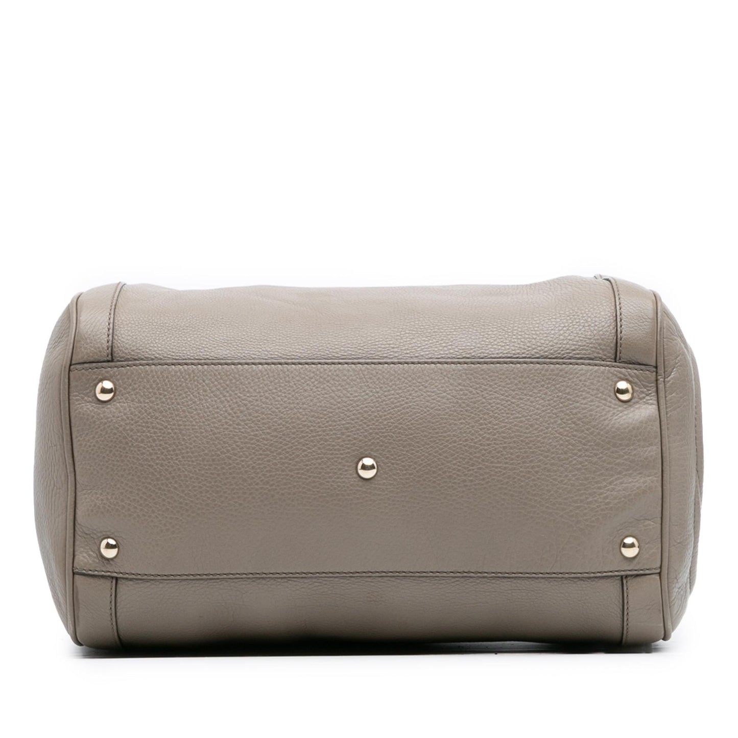 Gucci Medium Pebbled Calfskin Soho Boston Bag