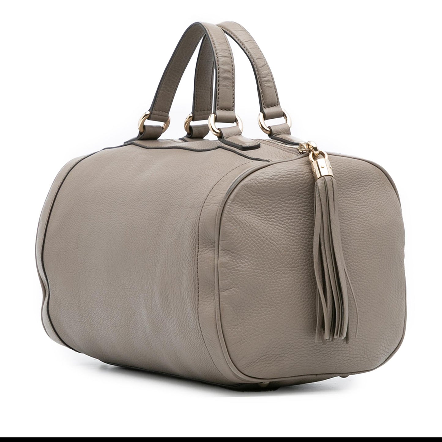 Gucci Medium Pebbled Calfskin Soho Boston Bag