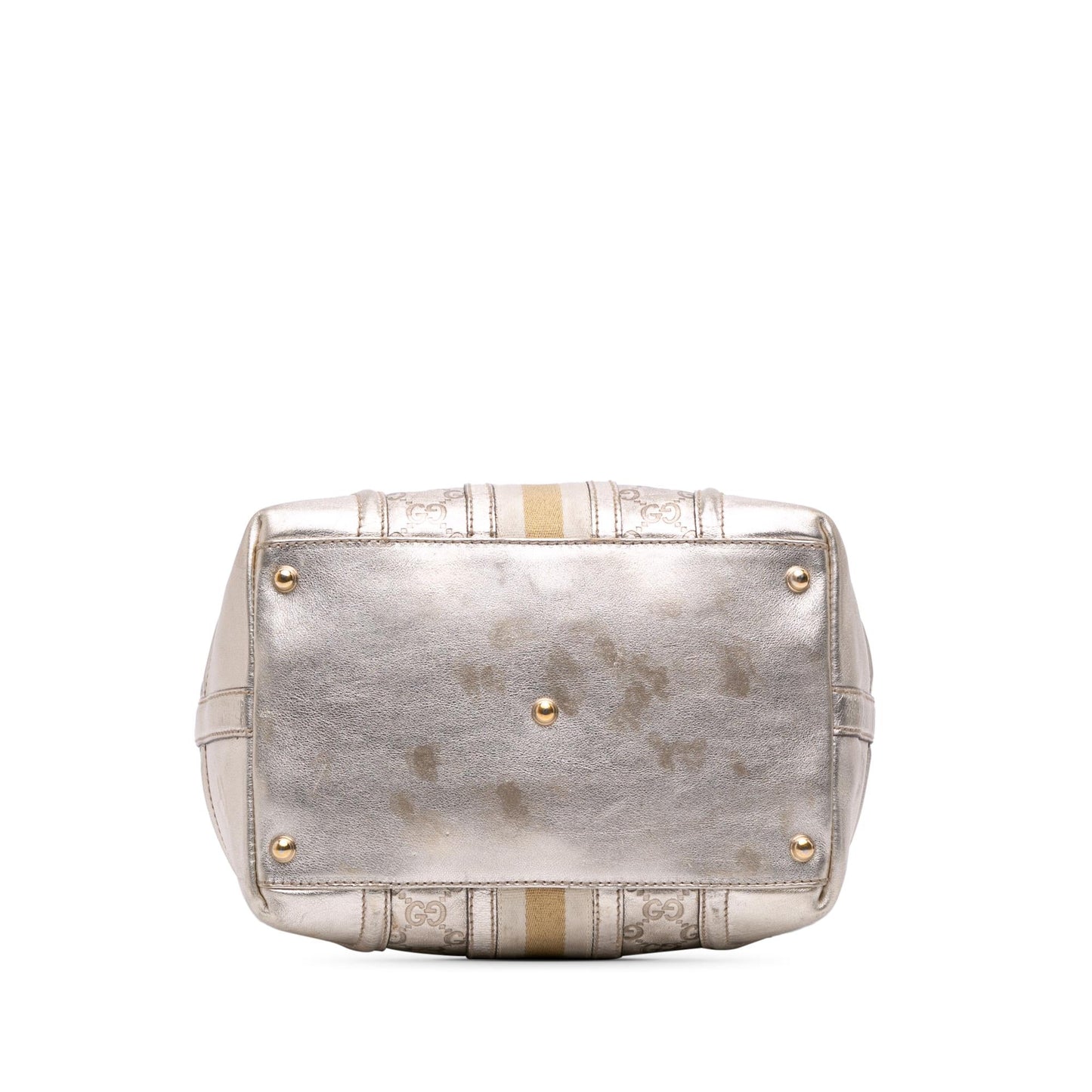 Gucci Metallic Guccissima Web Treasure Handbag
