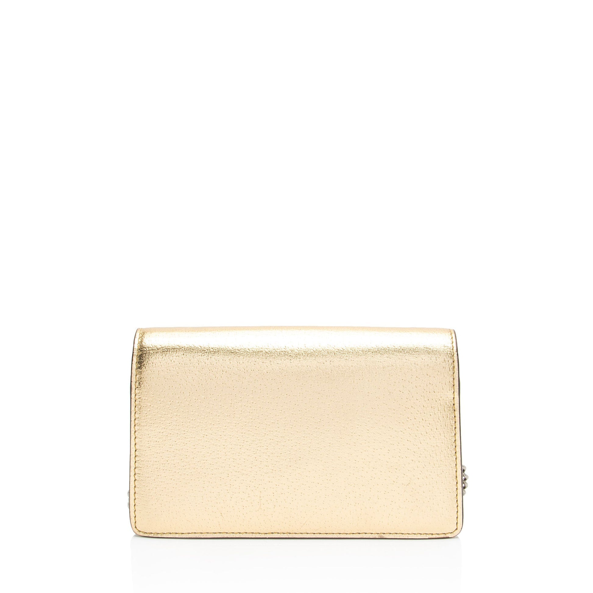 Gucci Metallic Leather Dionysus Super Mini Bag