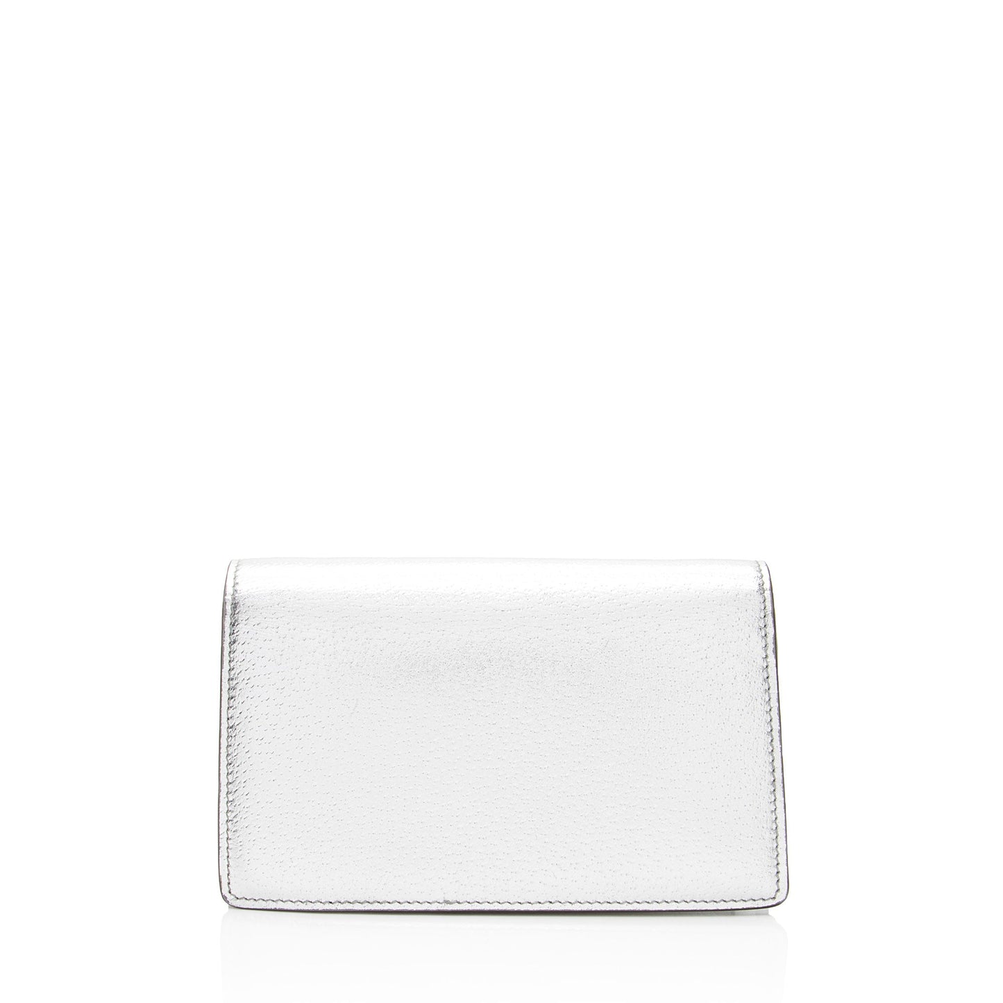 Gucci Metallic Leather Crystal Dionysus Mini Shoulder Bag