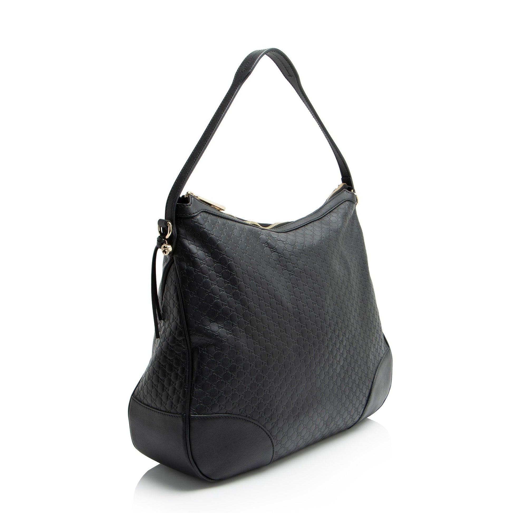 Gucci Leather Canvas Shoulder Bag