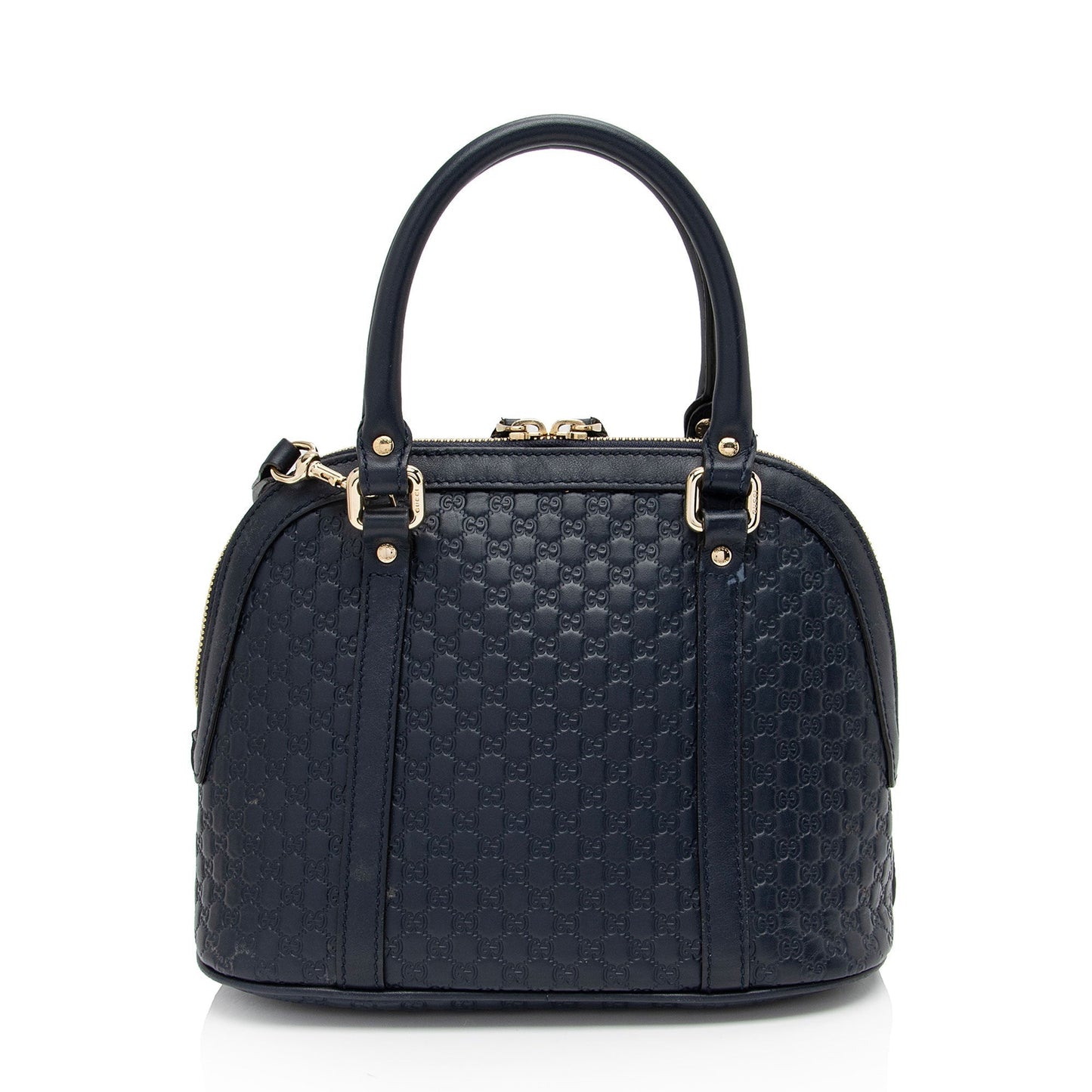 Gucci Leather Canvas Shoulder Bag