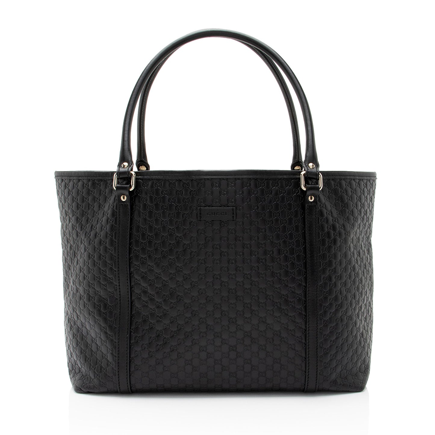 Gucci Leather Canvas Tote