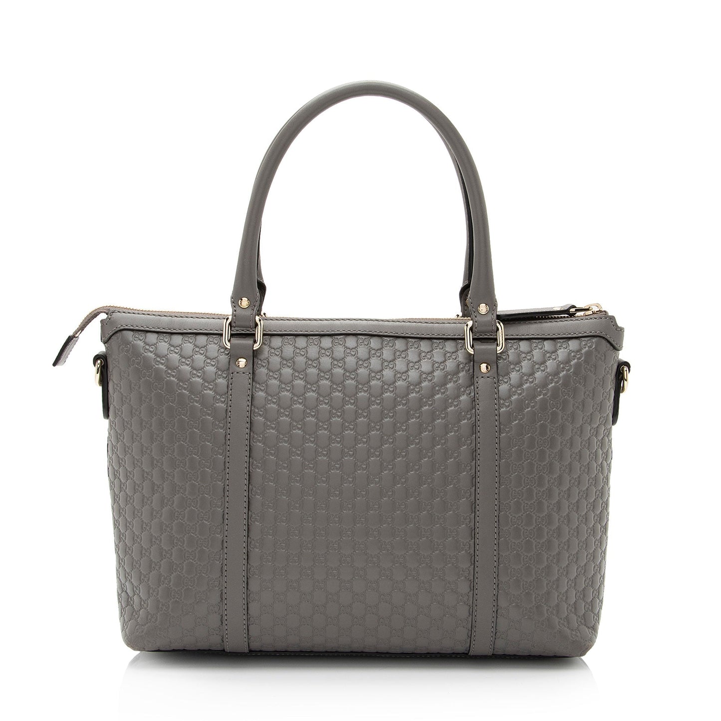Gucci Leather Canvas Tote