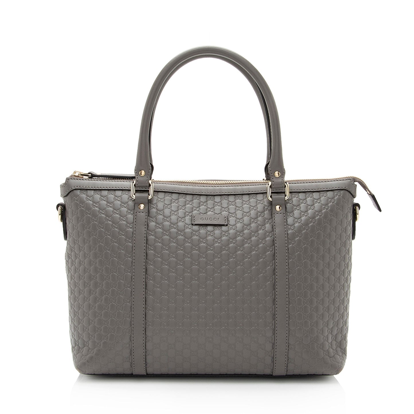 Gucci Leather Canvas Tote
