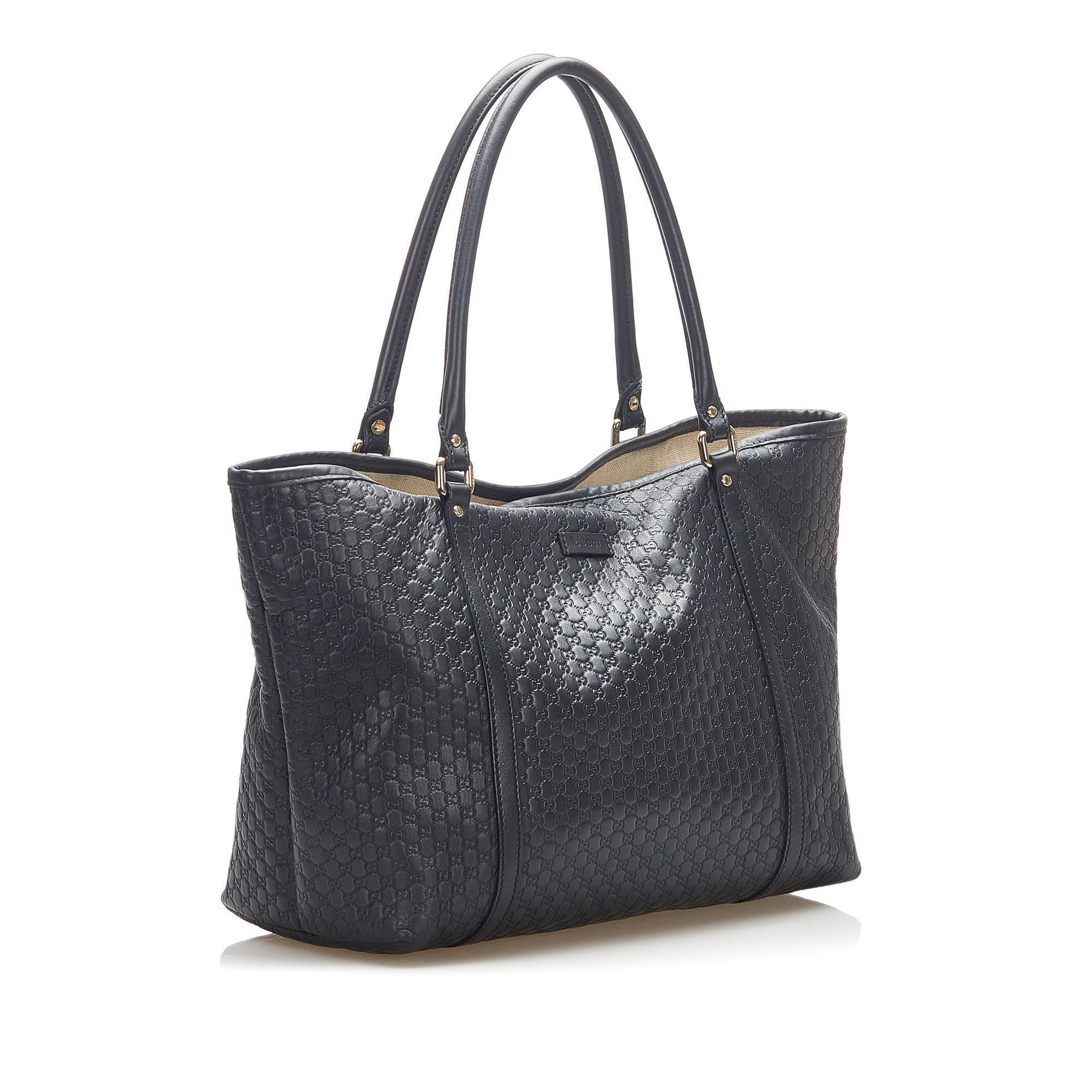 Gucci Guccissima Leather Tote Style 19