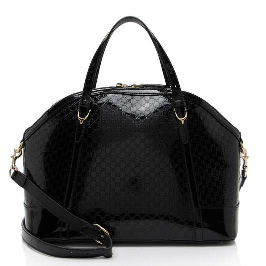 Gucci Leather Canvas Shoulder Bag
