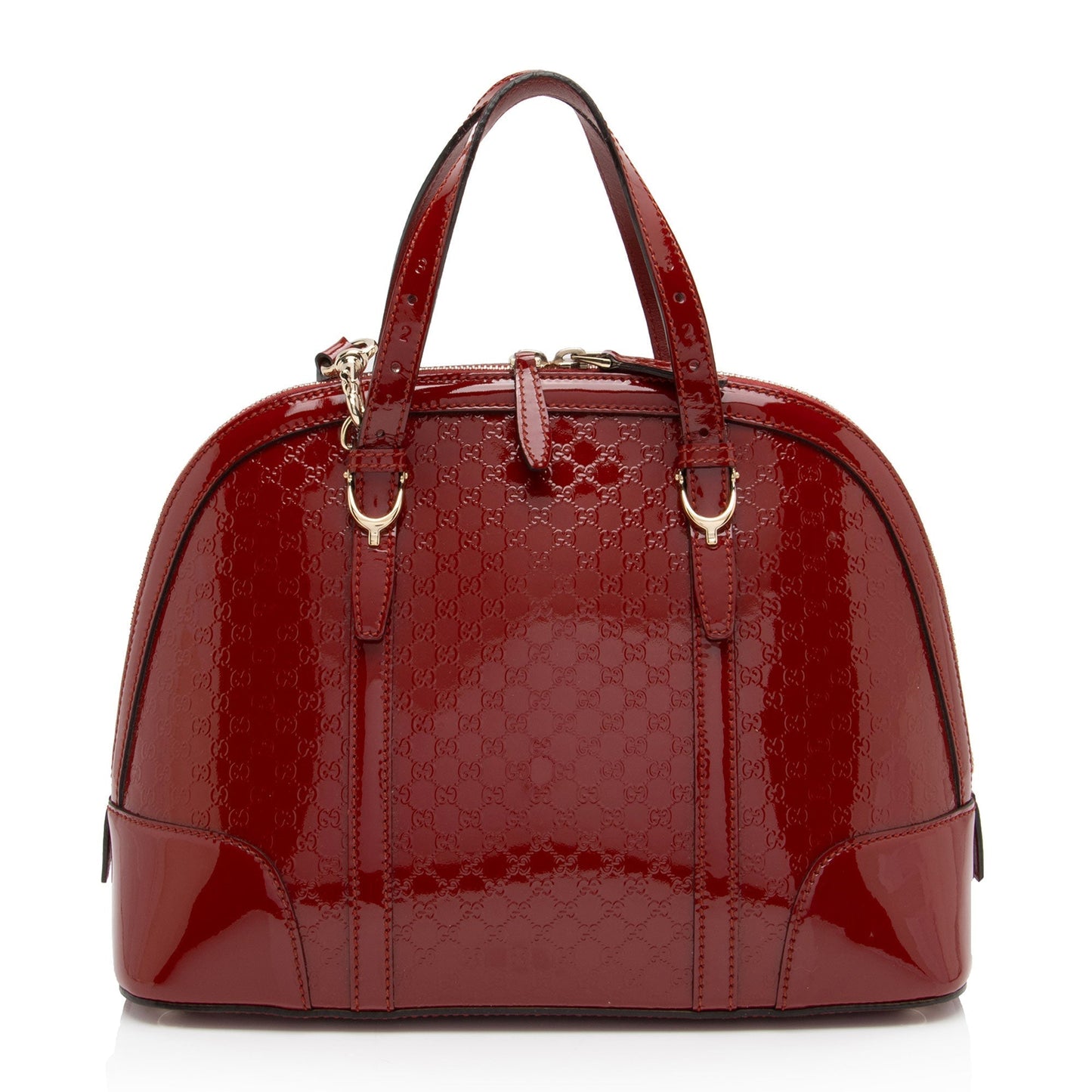 Gucci Leather Canvas Shoulder Bag