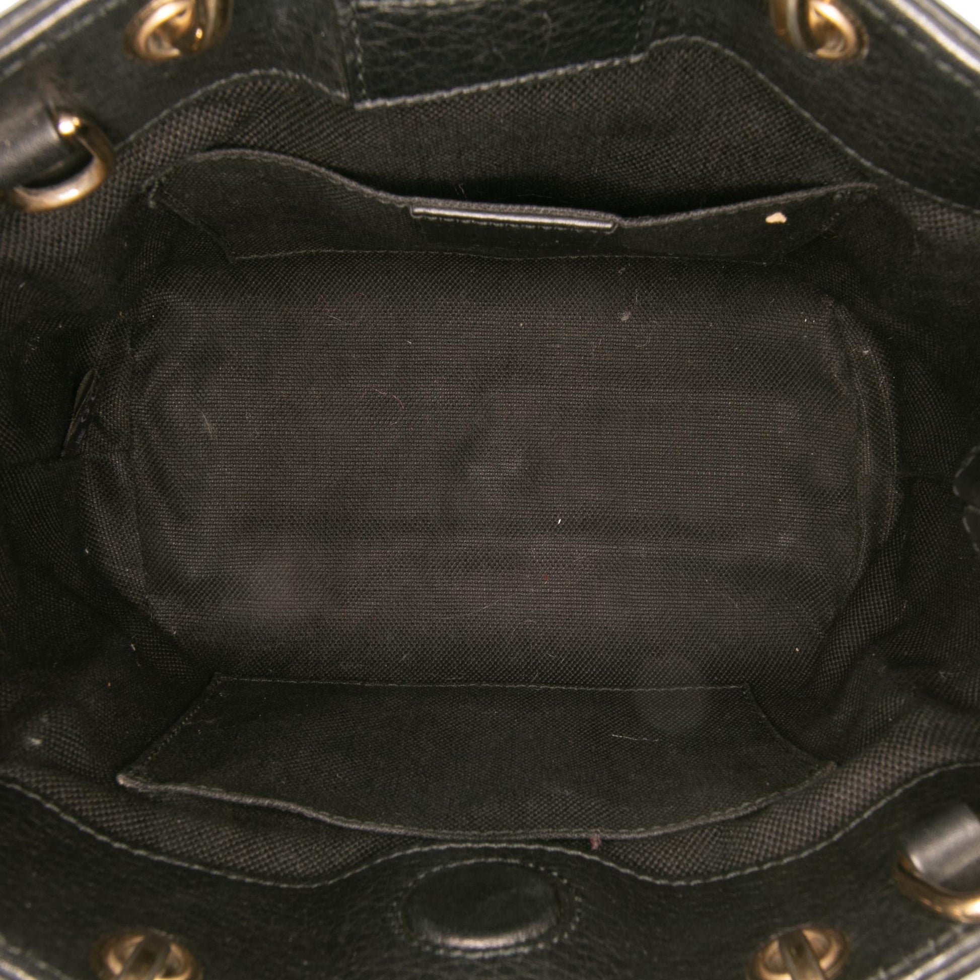 Gucci Mini Calfskin Bamboo Shopper Satchel