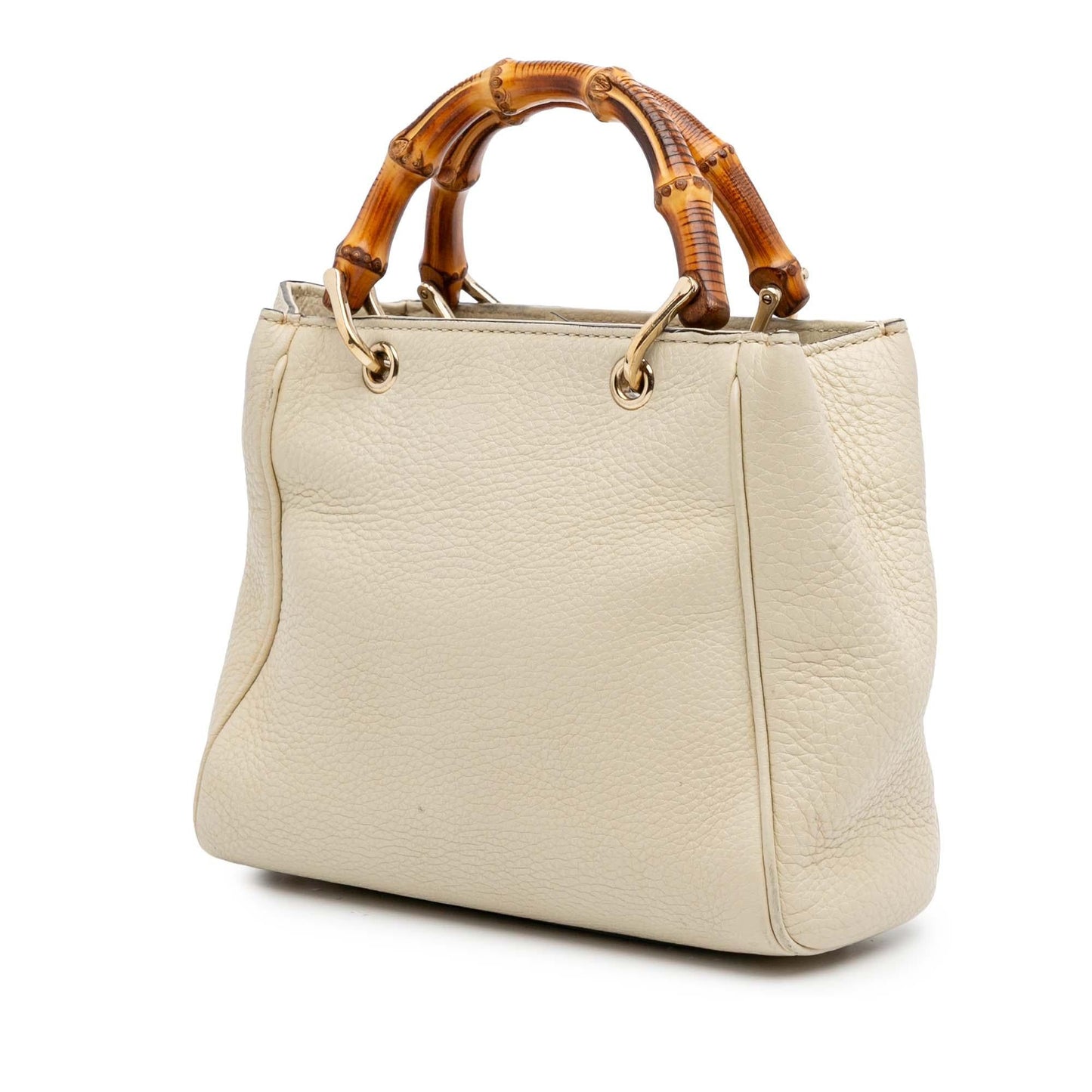 Gucci Mini Calfskin Bamboo Shopper Satchel