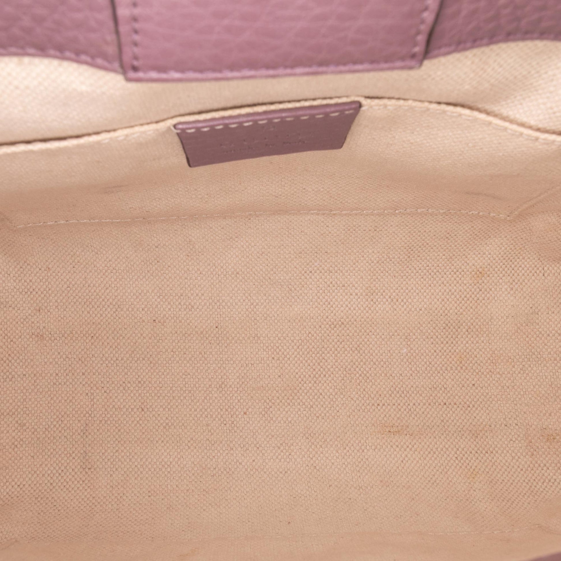 Gucci Mini Calfskin Bamboo Shopper Satchel