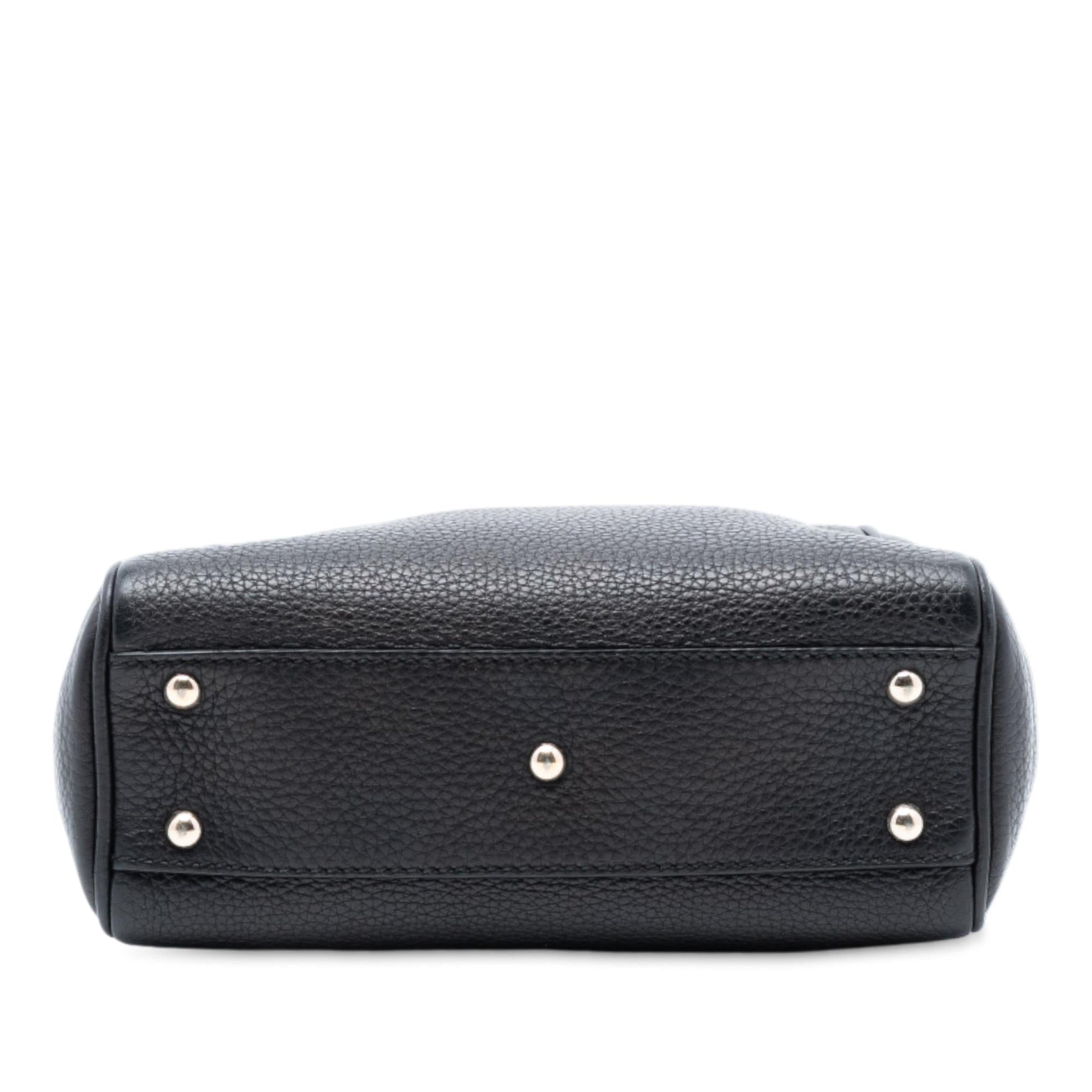 Gucci Mini Calfskin Bamboo Shopper Satchel
