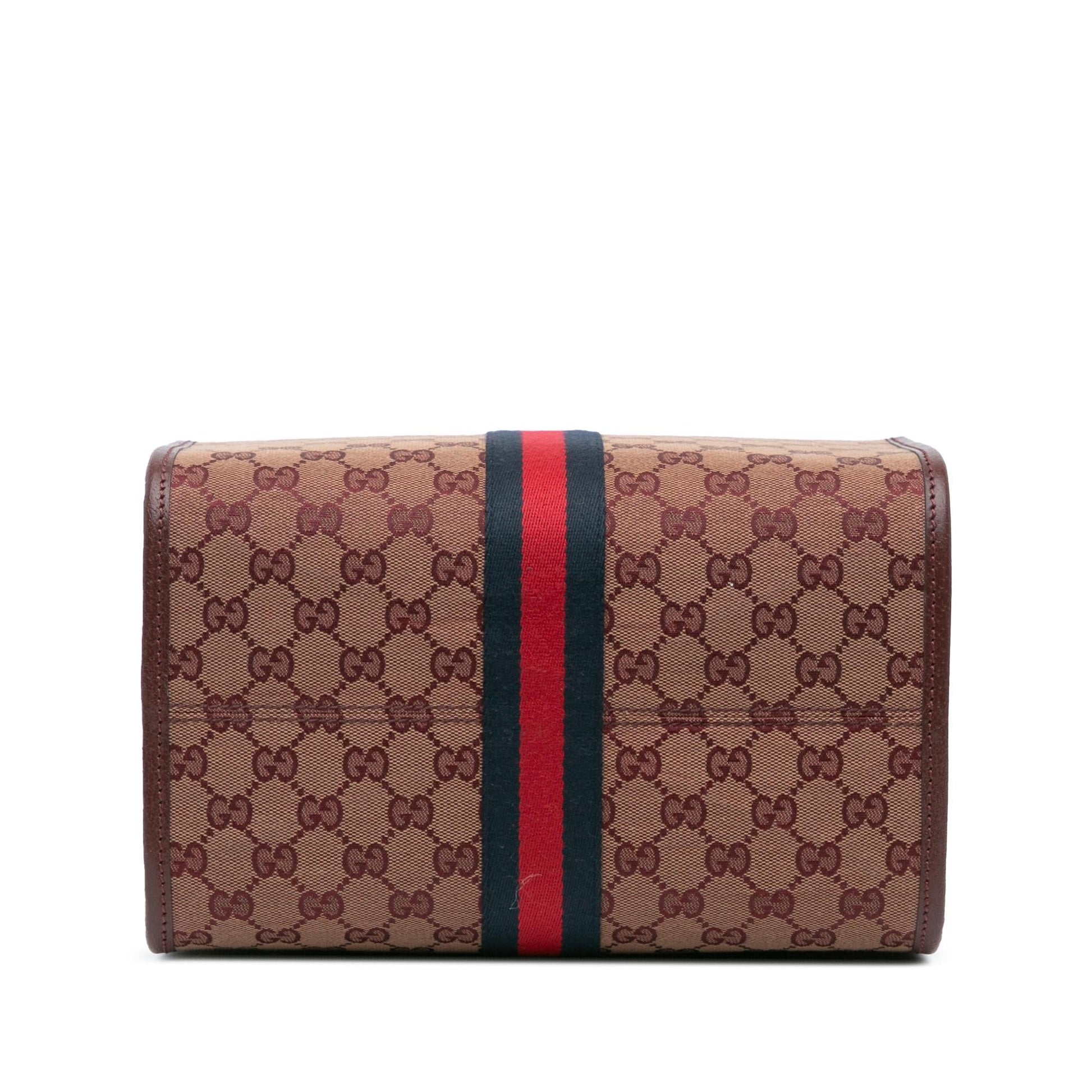 Gucci Mini GG Canvas Ophidia Web Duffle Bag (SHG-W4bcwX)