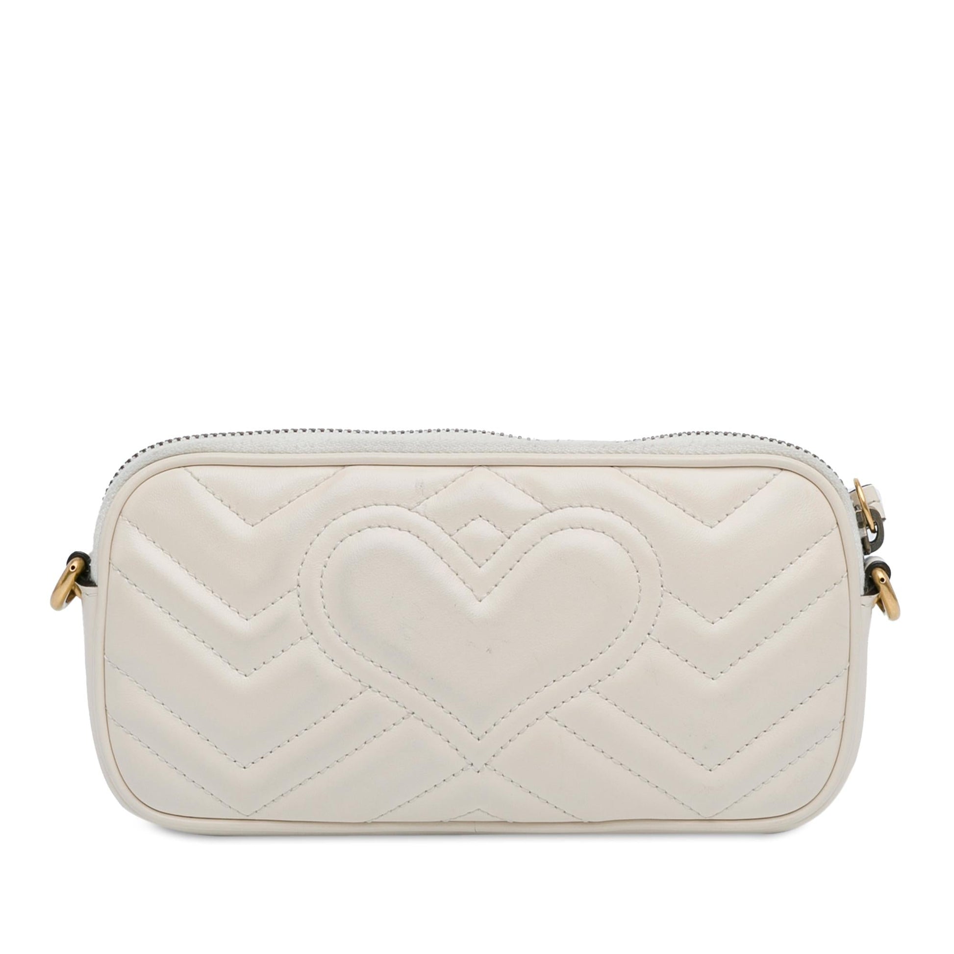 Gucci Mini GG Marmont Matelasse Camera Crossbody Bag (SHG-ORpyrF)