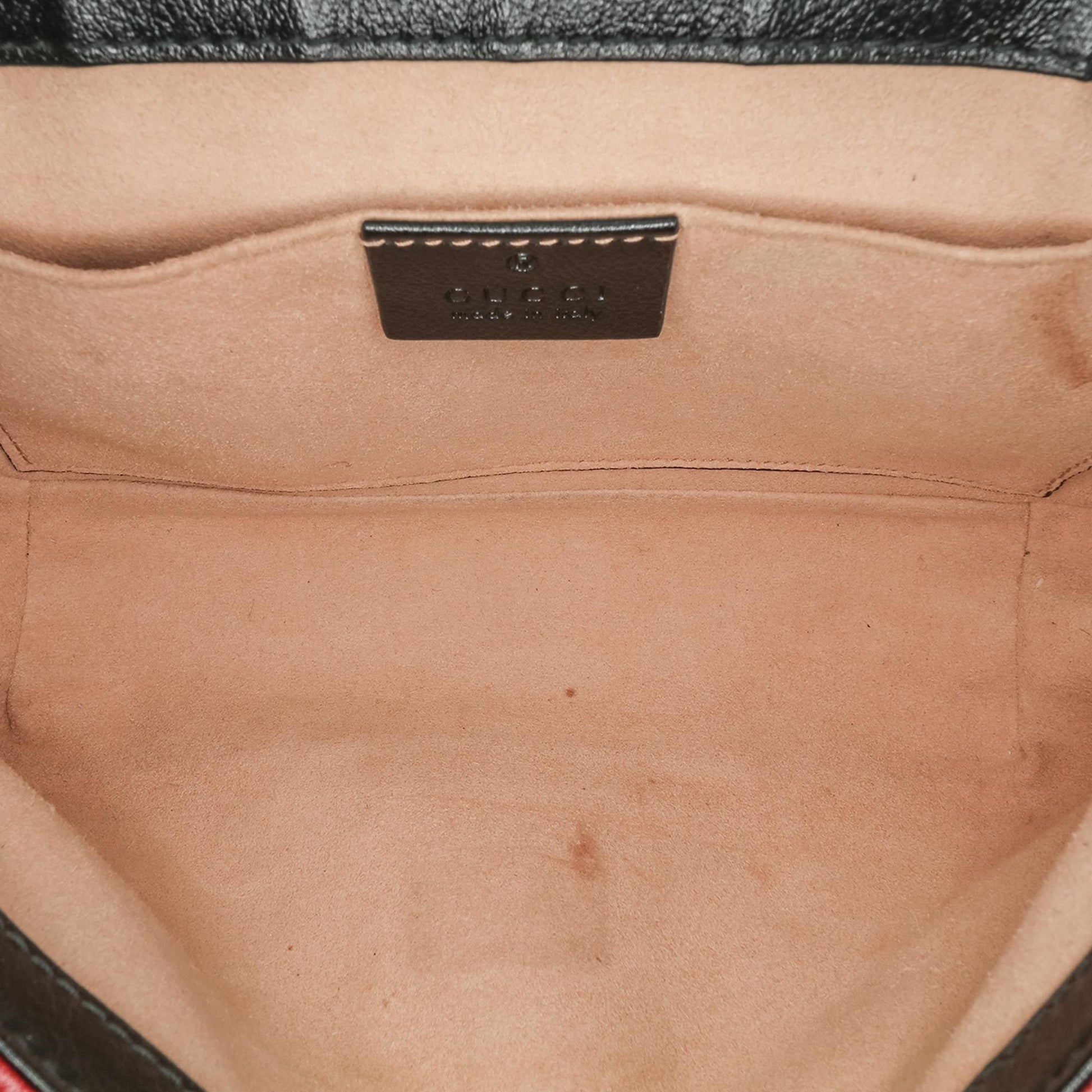 Gucci Mini GG Marmont Matelasse Leather Torchon Flap Crossbody