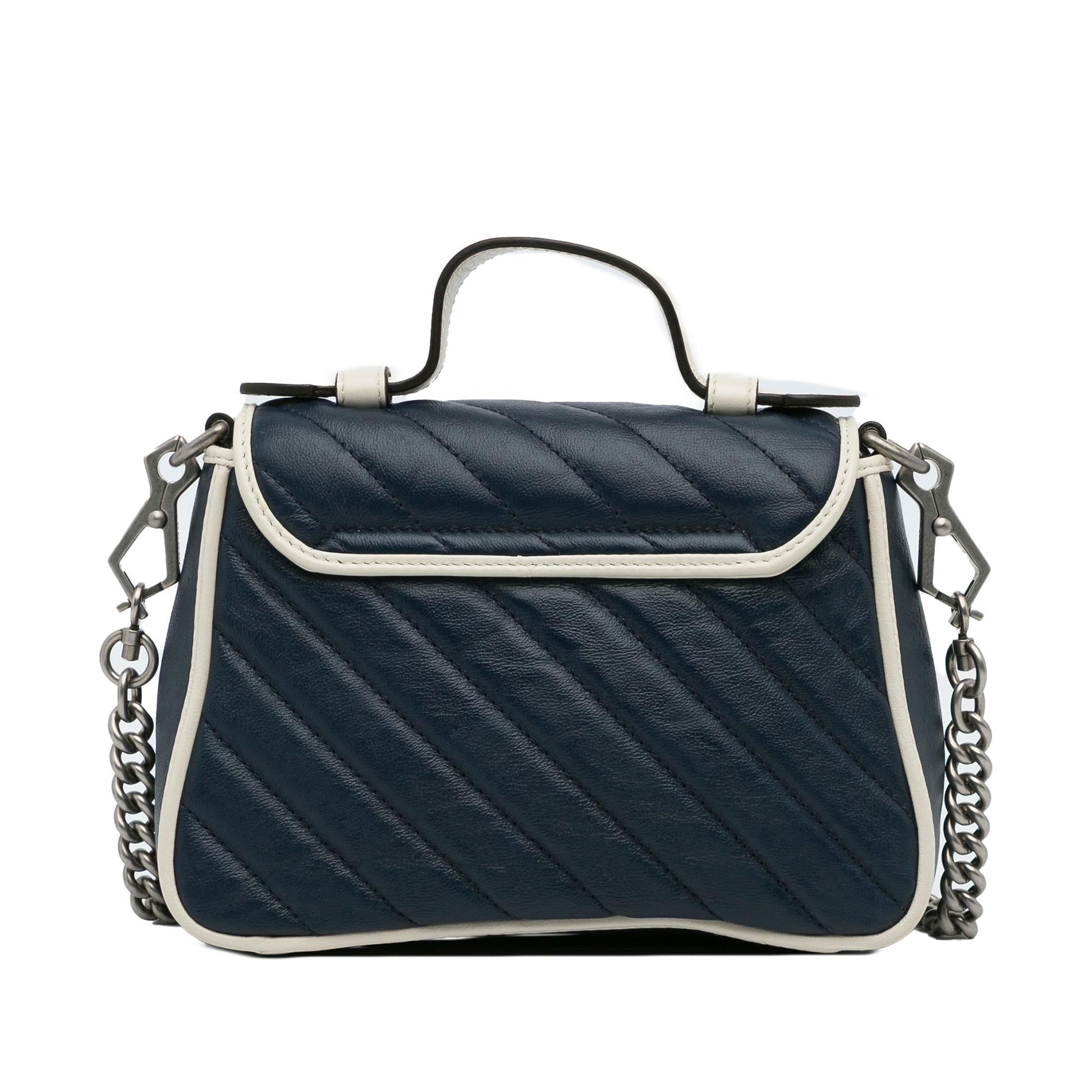 Gucci Mini GG Marmont Torchon Top Handle Bag (SHG-rHq7fo)