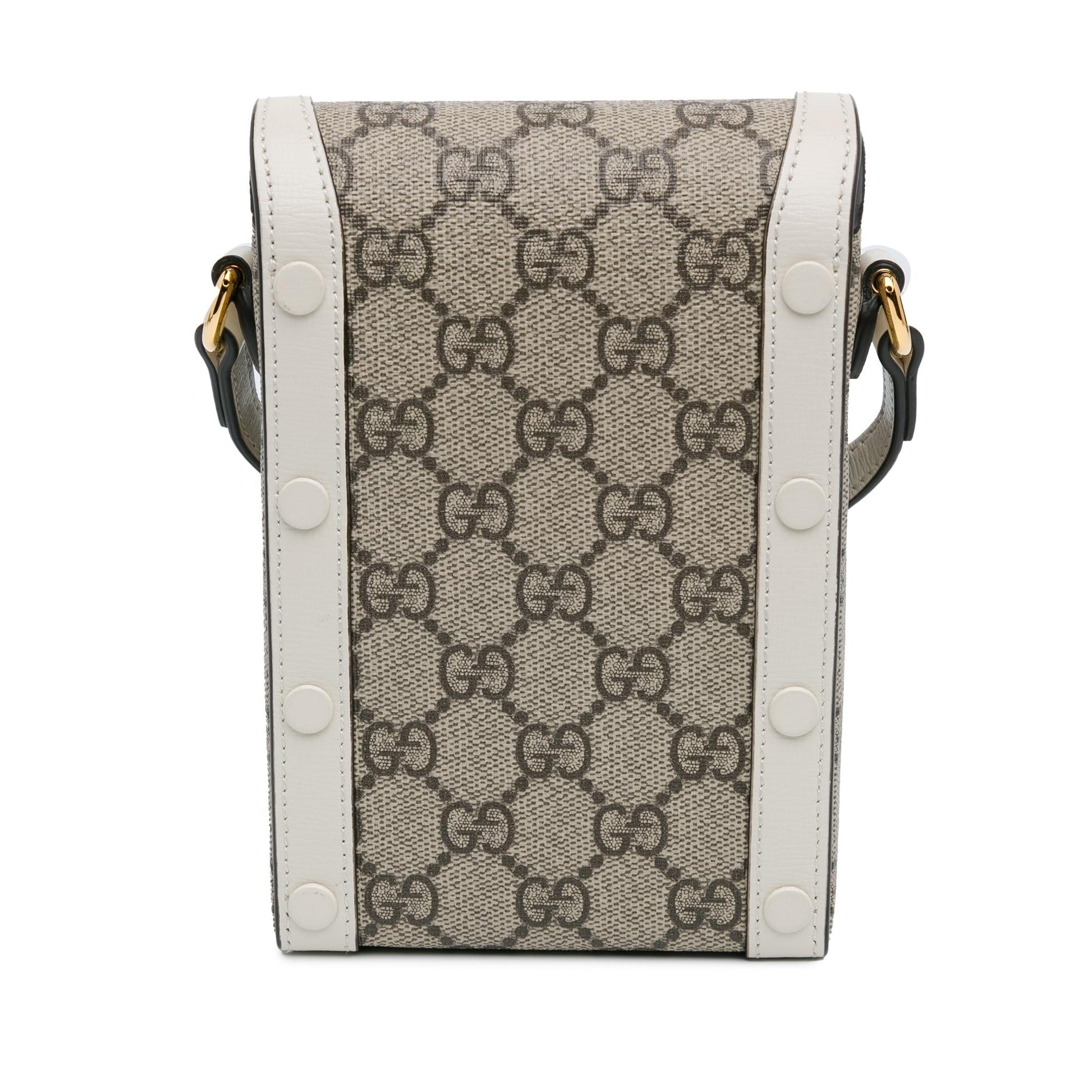 Gucci Mini GG Supreme Horsebit 1955 Crossbody Bag (SHG-aKOQUF)