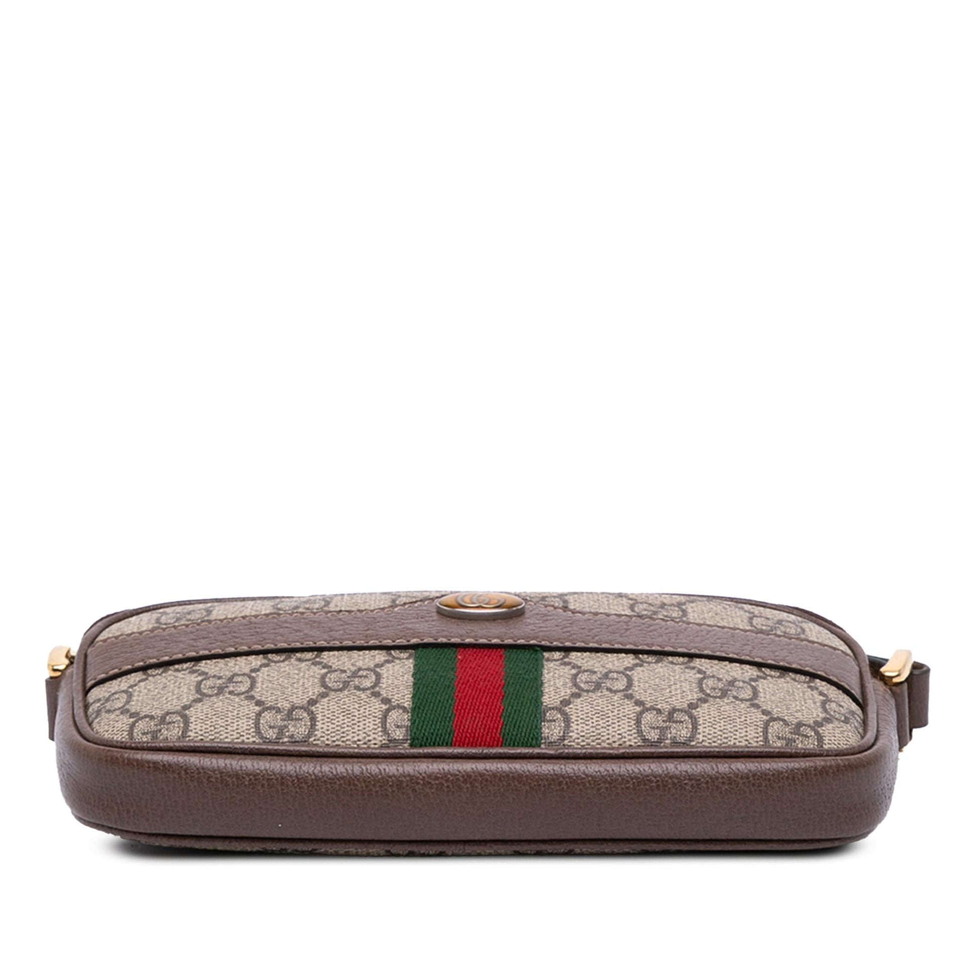 Gucci Mini GG Supreme Web Ophidia Crossbody