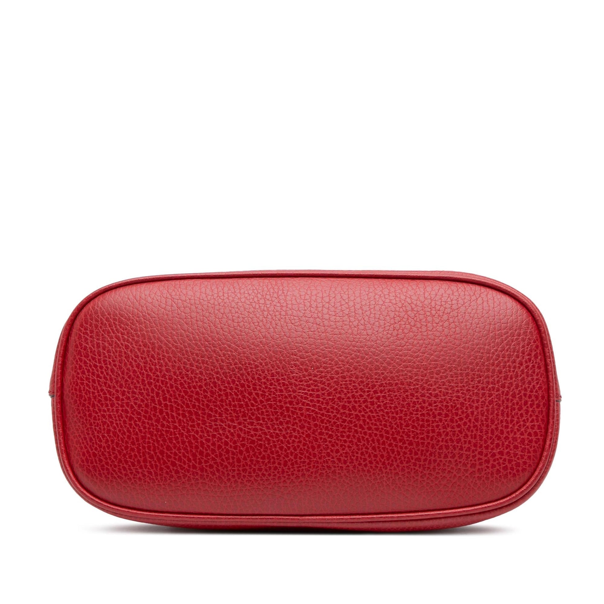 Gucci Mini Leather GG Charm Dome Satchel