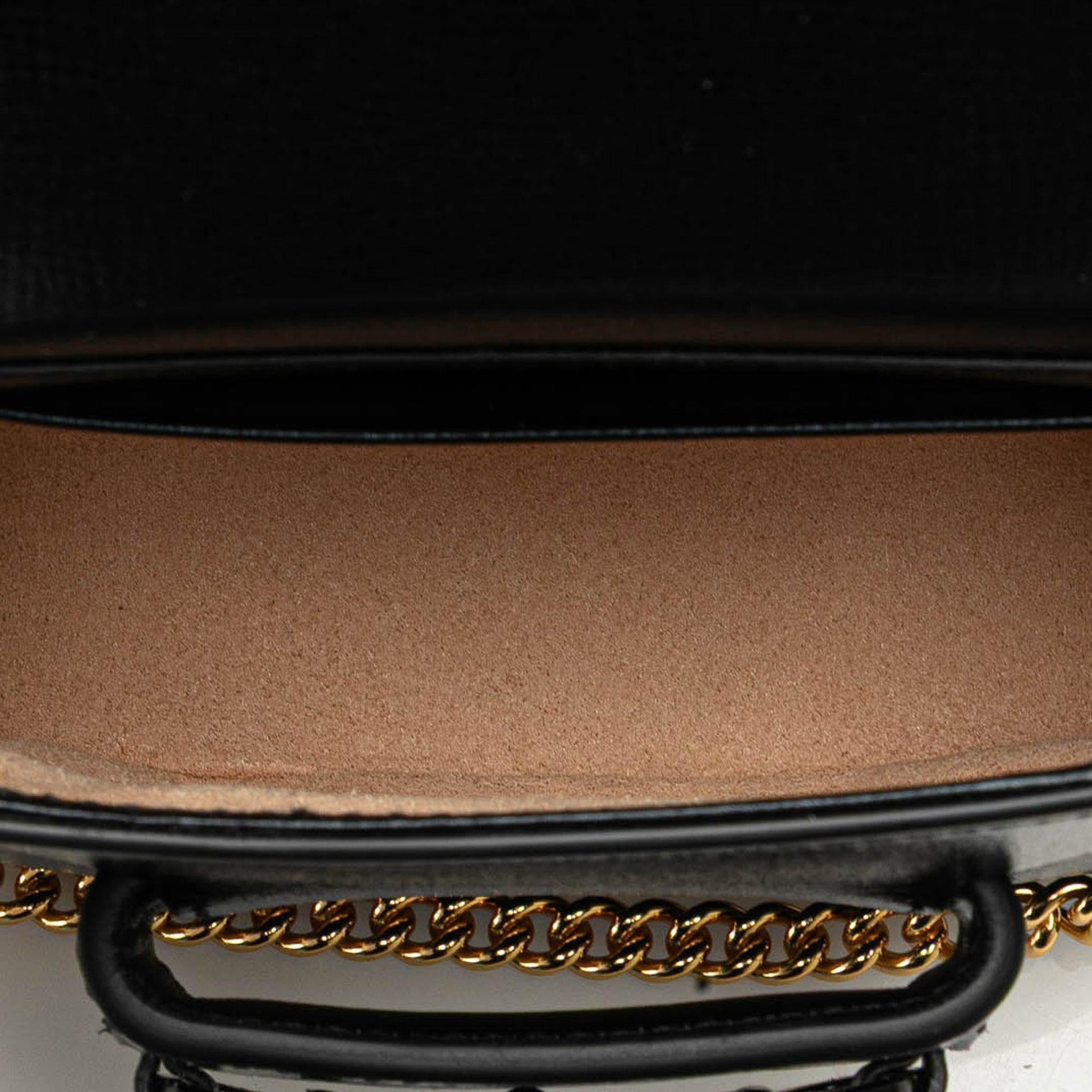 Gucci Mini Leather Horsebit 1955 Web Satchel