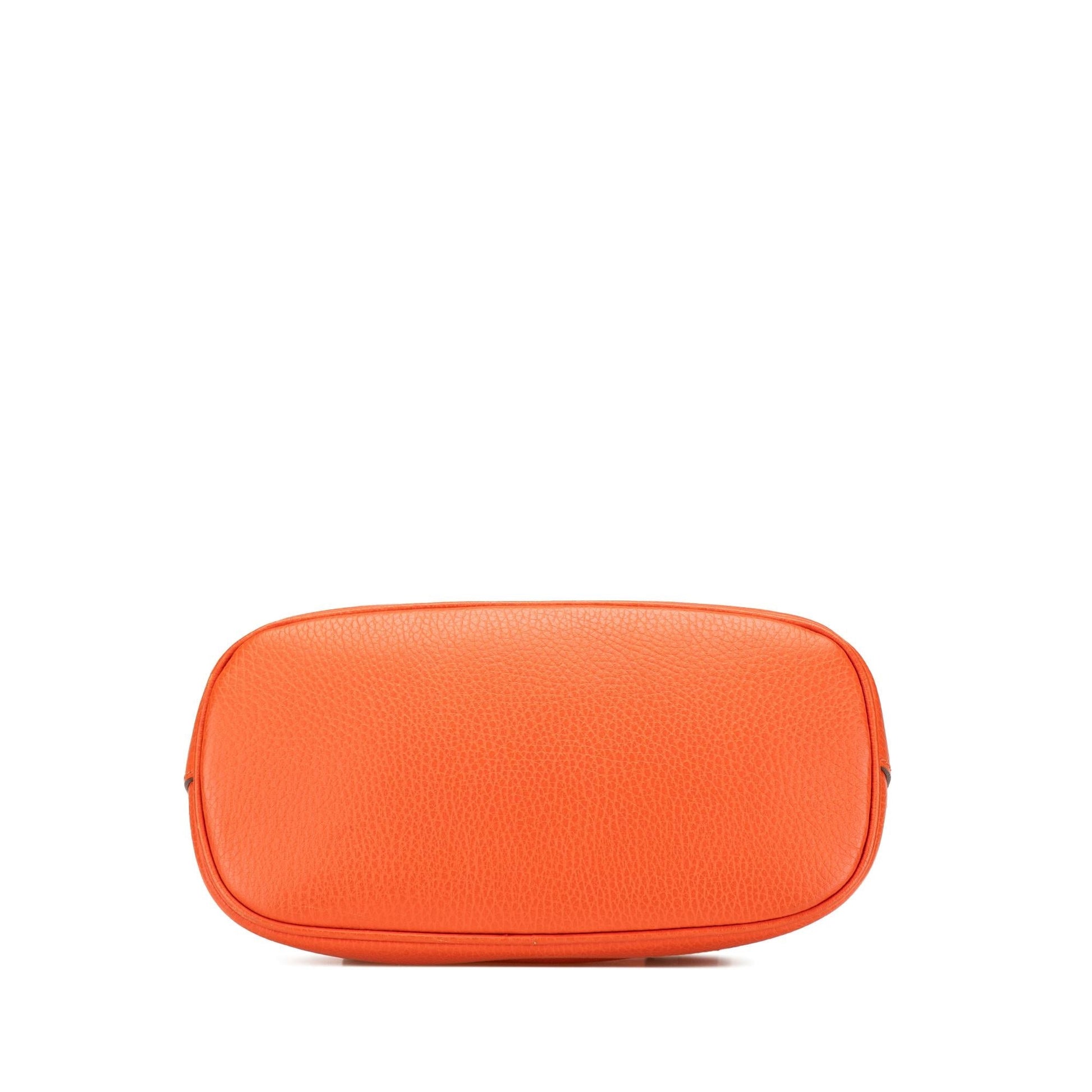 Gucci Mini Leather Interlocking G Dome Satchel