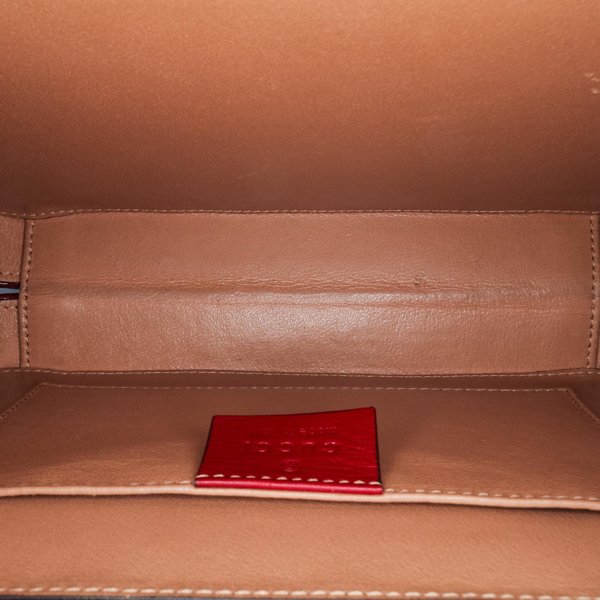Gucci Mini Patent Sylvie 1969 Top Handle Bag