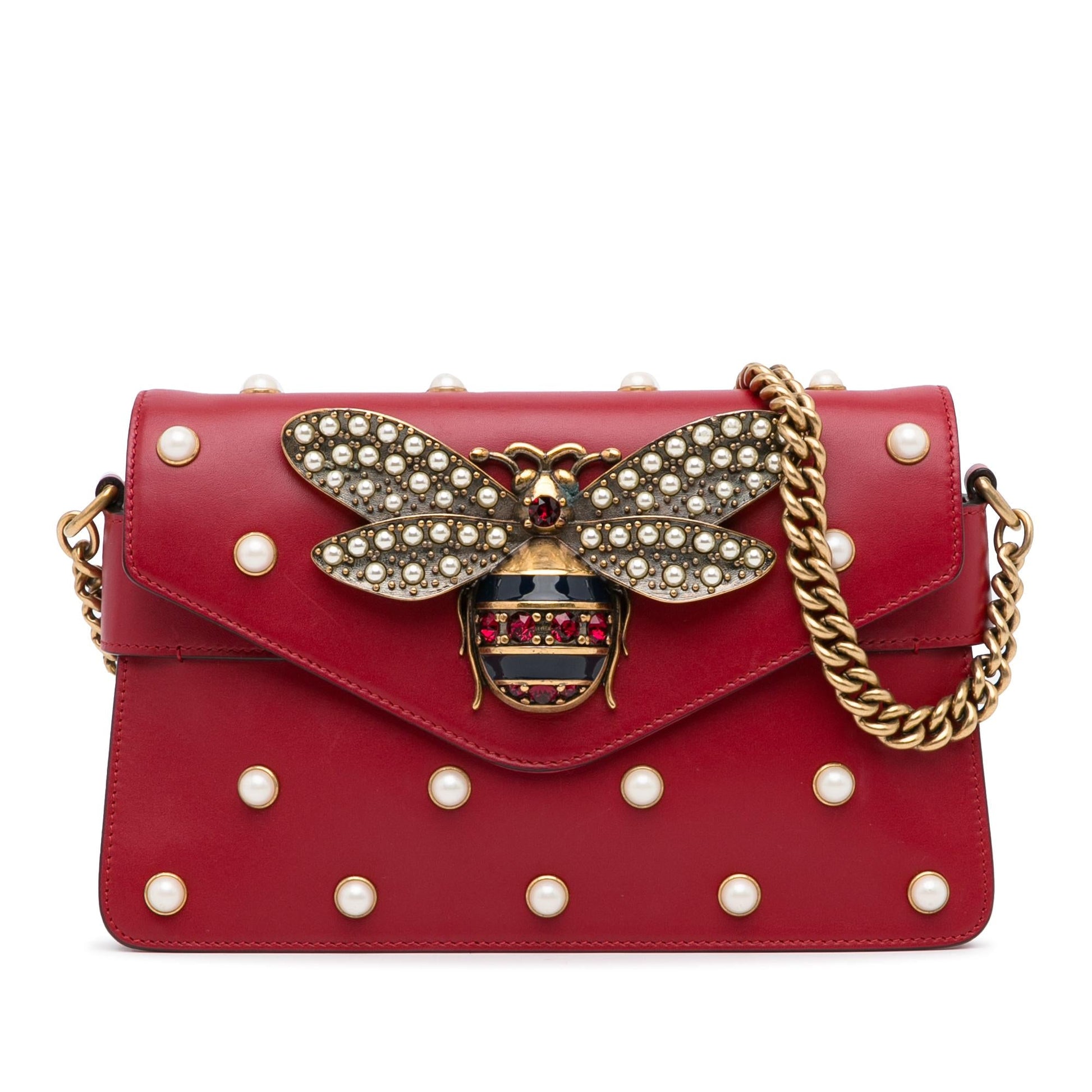 Gucci Monogram Leather Mini Crossbody
