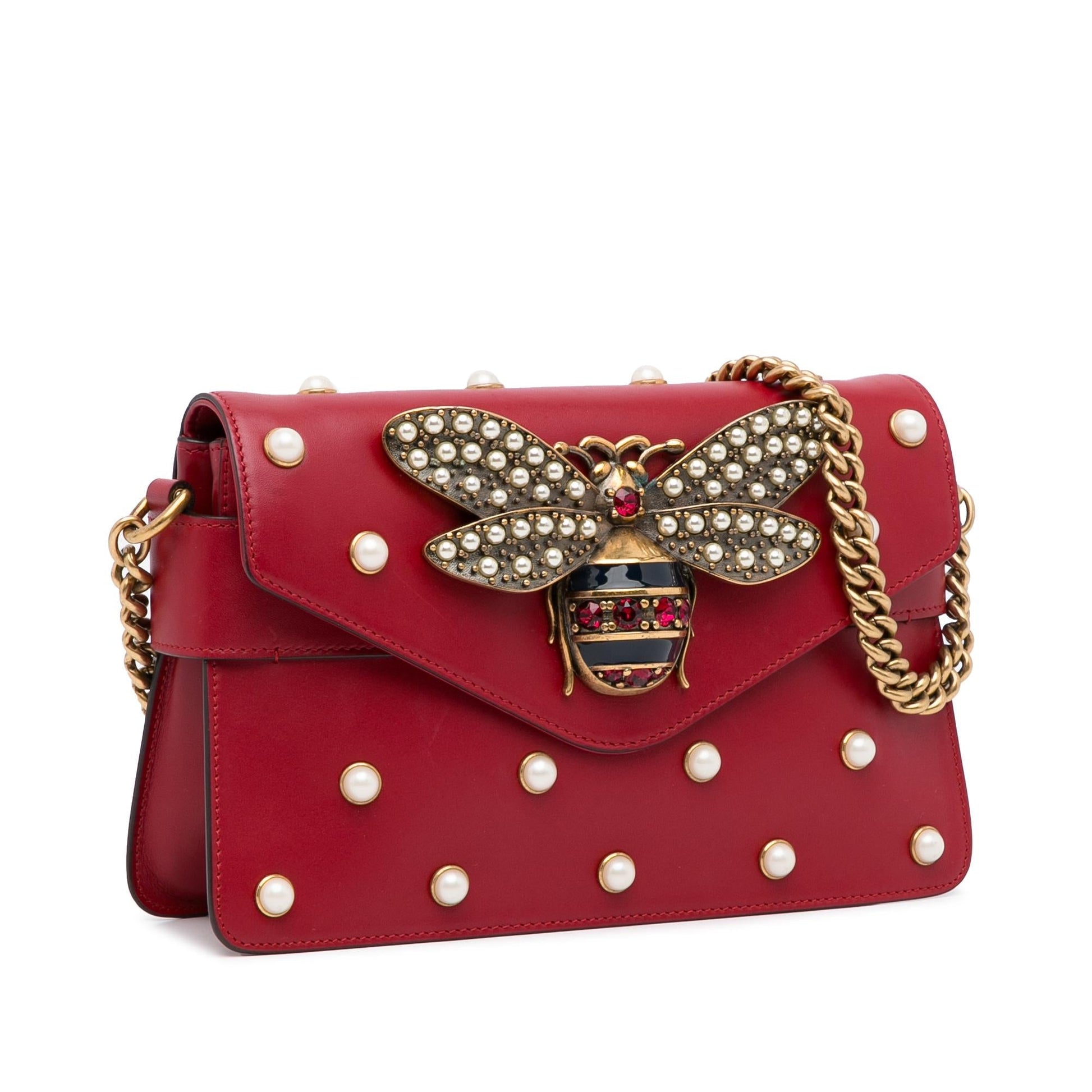 Gucci Monogram Leather Mini Crossbody