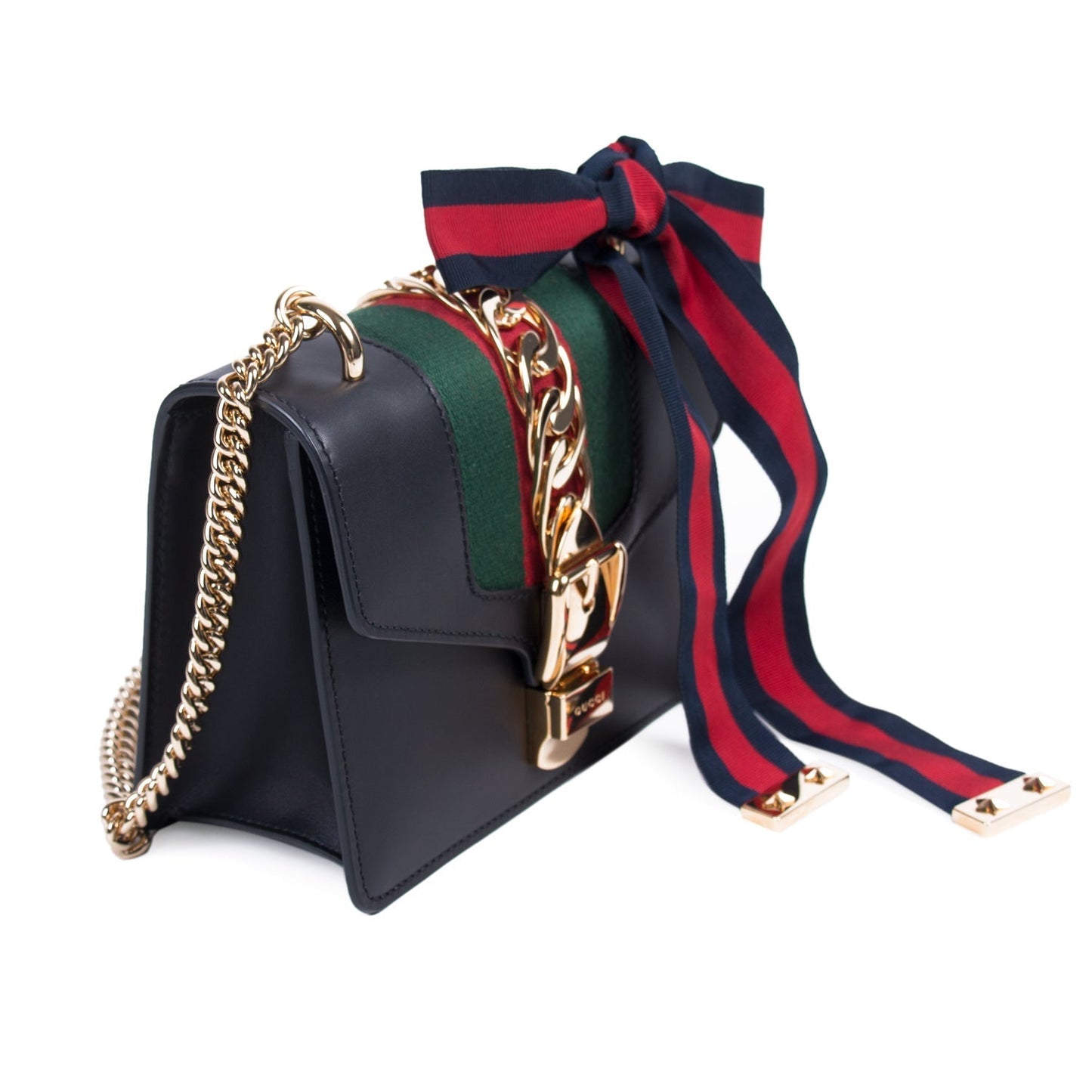 Gucci Sylvie Leather Chain Shoulder Bag Style 5
