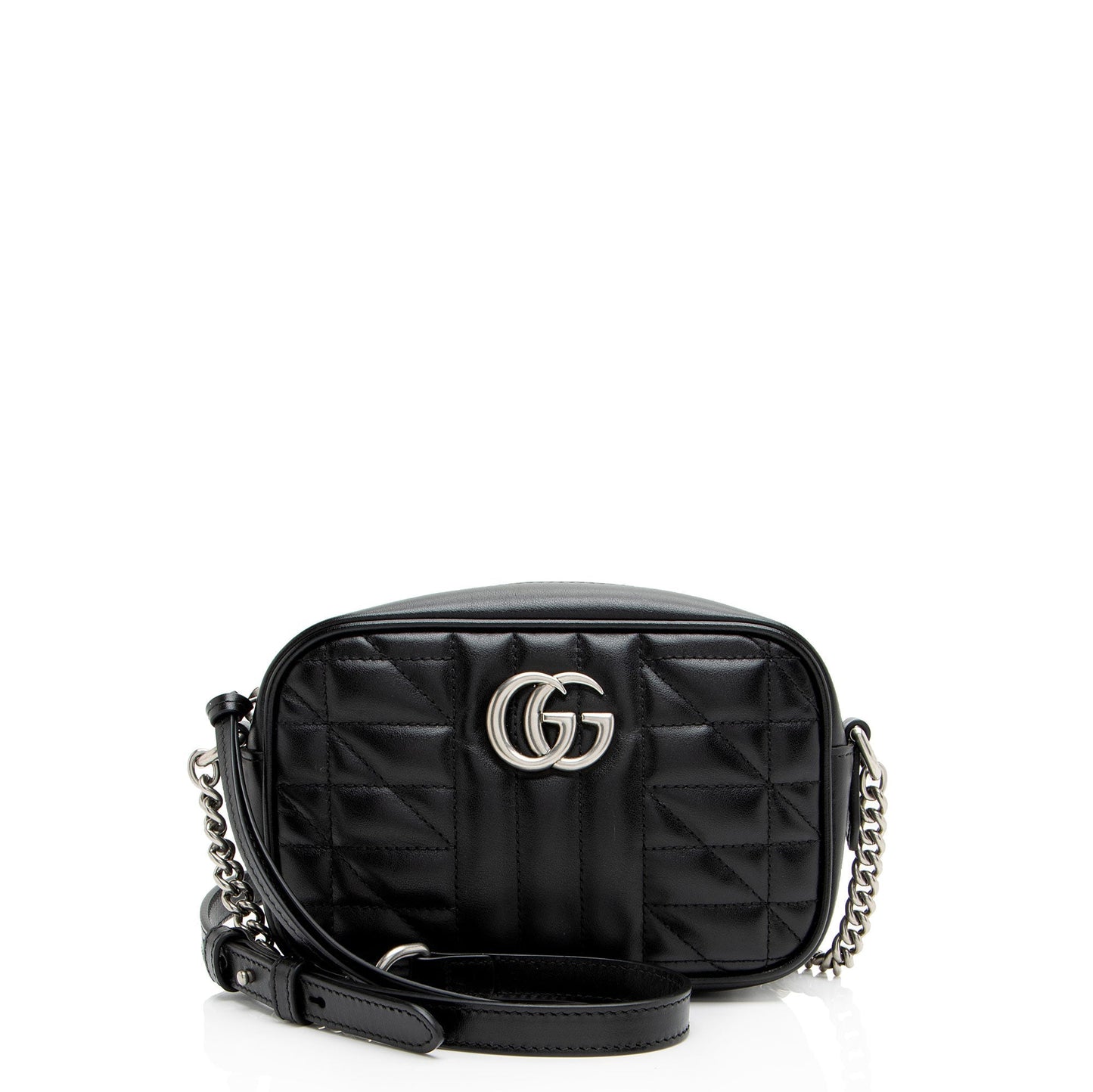 Gucci Mixed Matelasse Leather GG Marmont Aria Mini Camera Bag