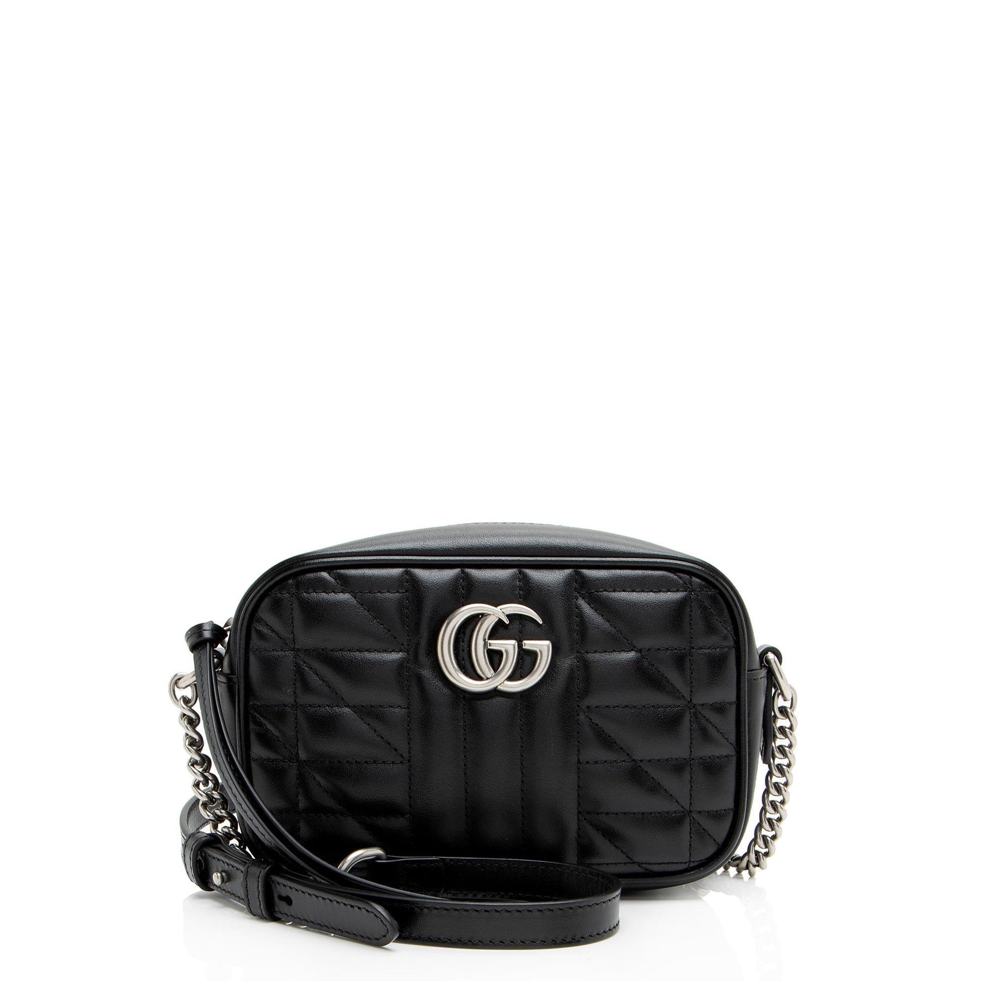 Gucci Mixed Matelasse Leather GG Marmont Aria Mini Camera Bag