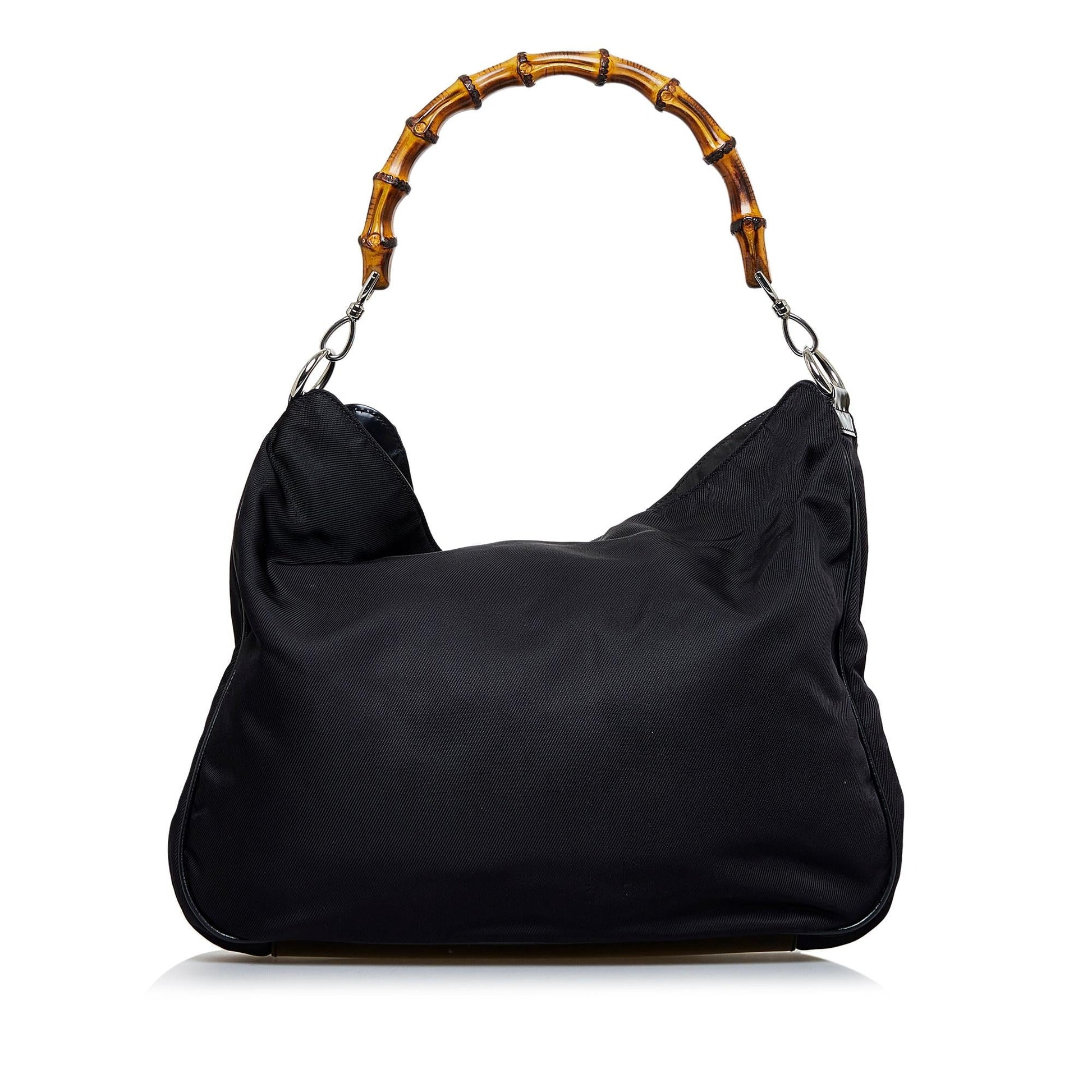 Gucci Nylon Bamboo Satchel (SHG-gDltSy)