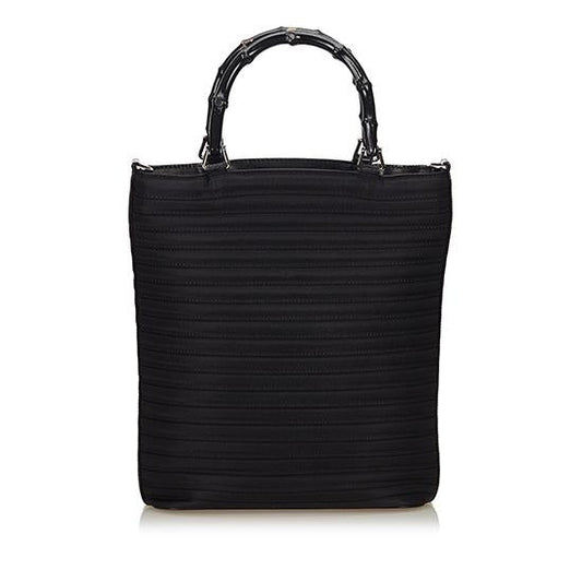 Gucci Bamboo Nylon Quilted Tote