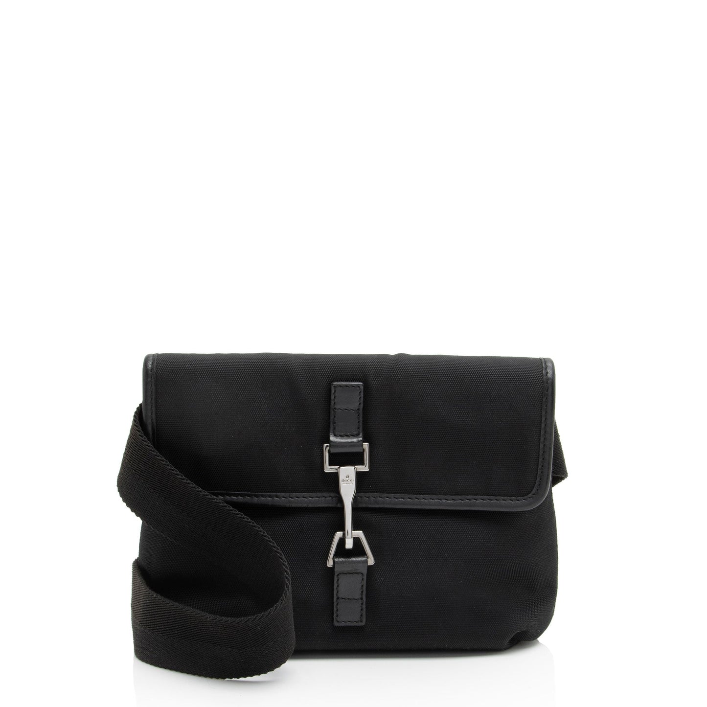 Gucci Nylon Leather Shoulder Bag