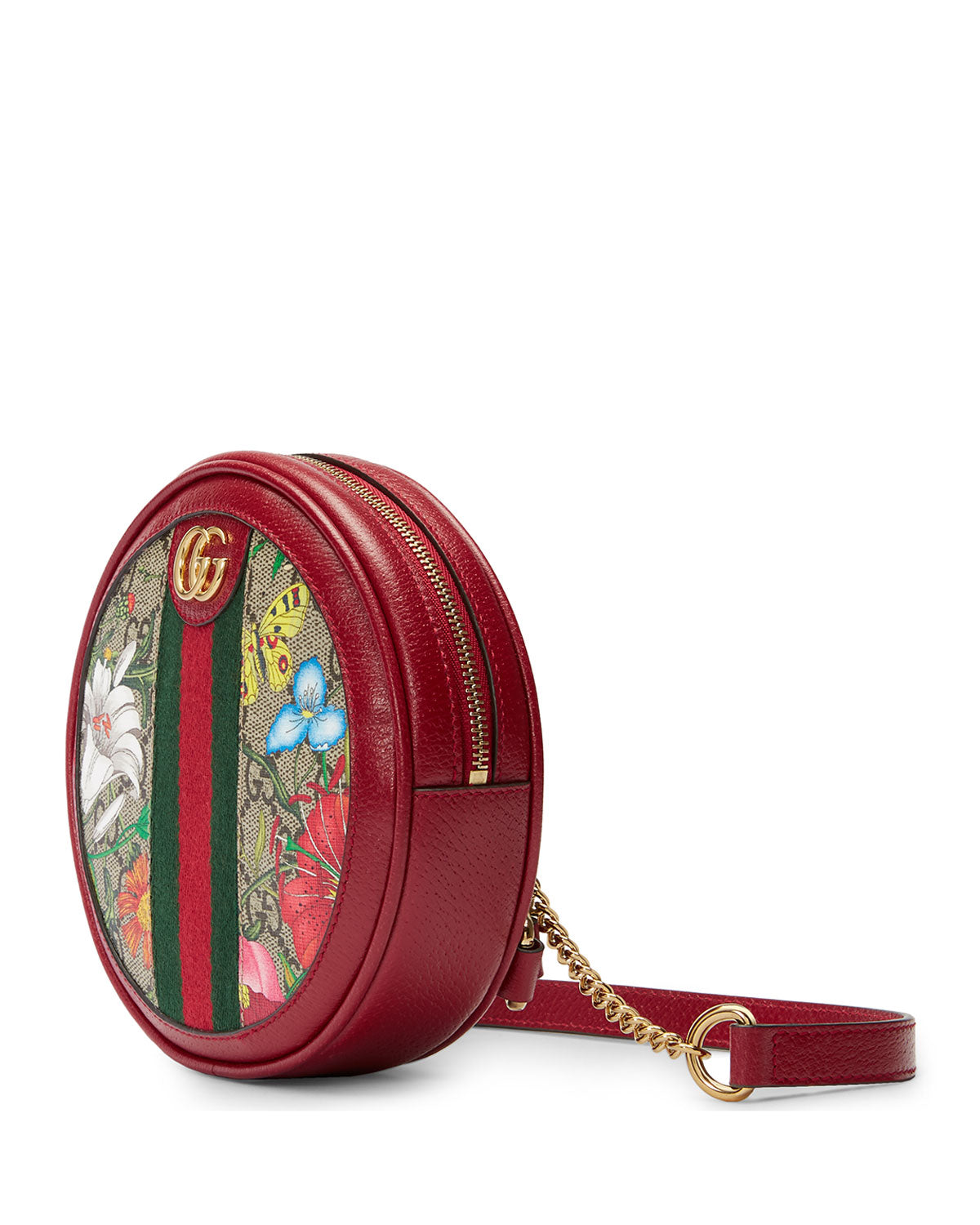 Gucci Monogram Caro Chain Leather Shoulder Bag