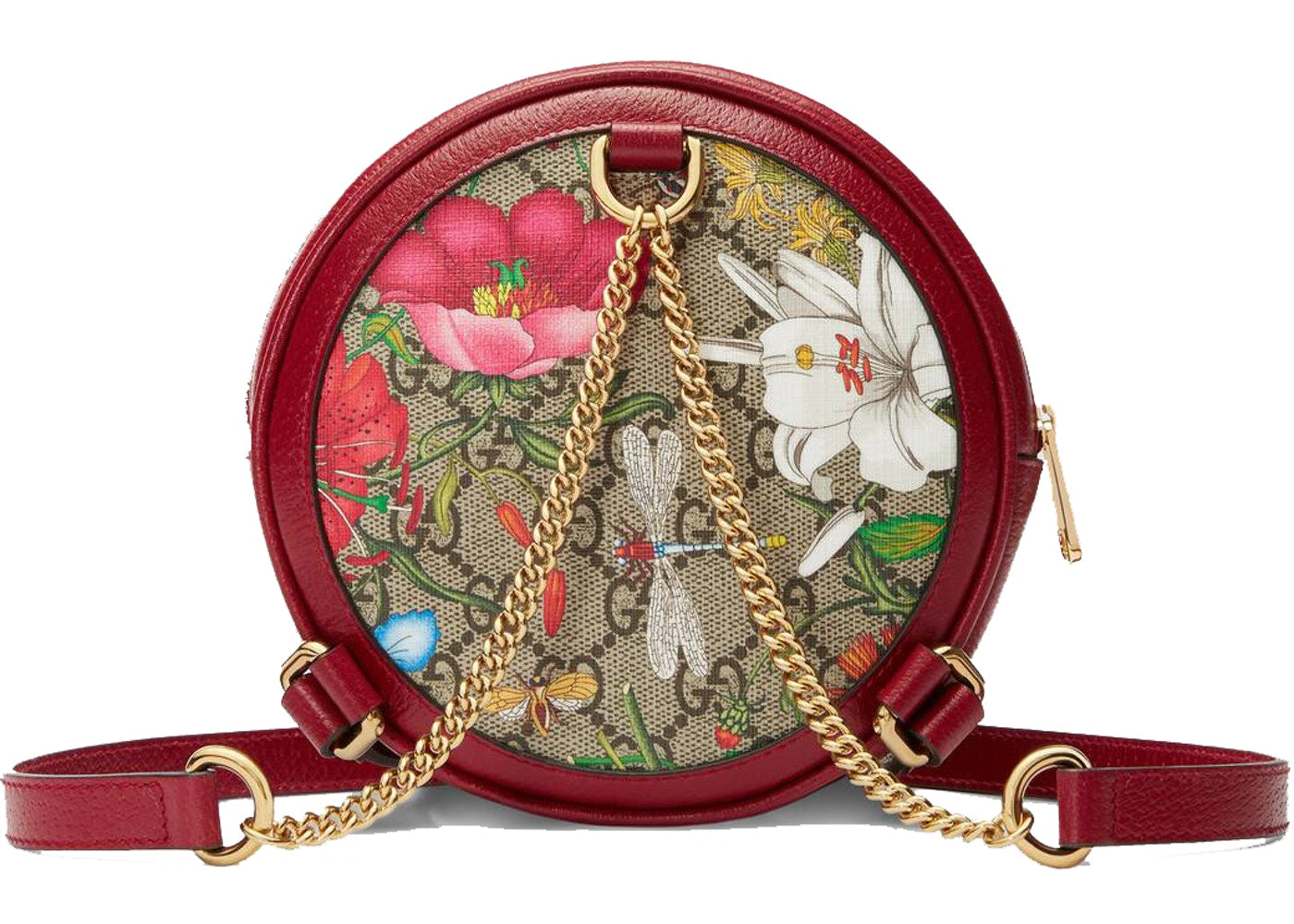 Gucci Monogram Caro Chain Leather Shoulder Bag