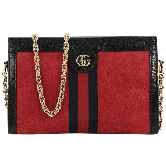 Gucci Caro Chain Leather Shoulder Bag