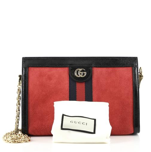 Gucci Caro Chain Leather Shoulder Bag