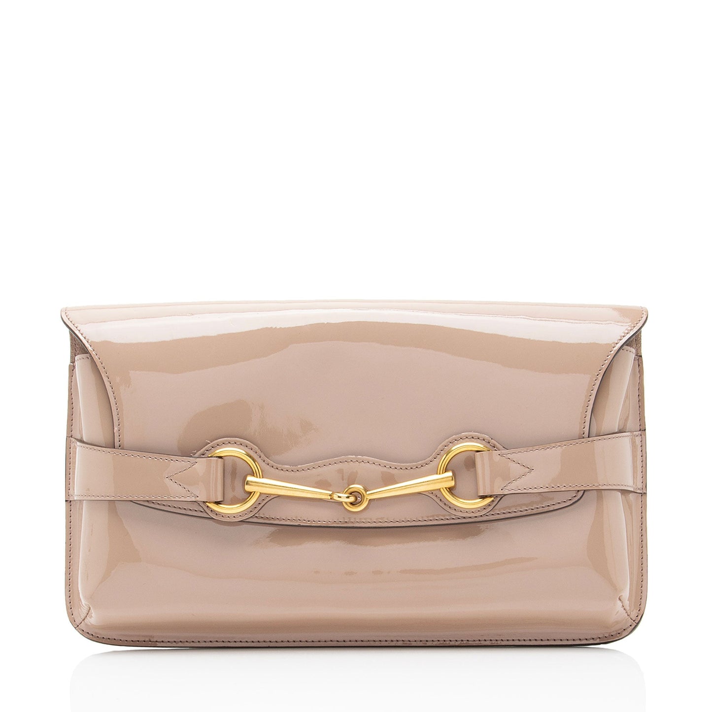 Gucci Patent Leather Bright Bit Clutch