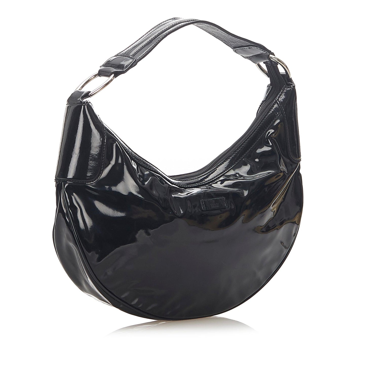 Gucci Leather Patent Leather Shoulder Bag Style 2