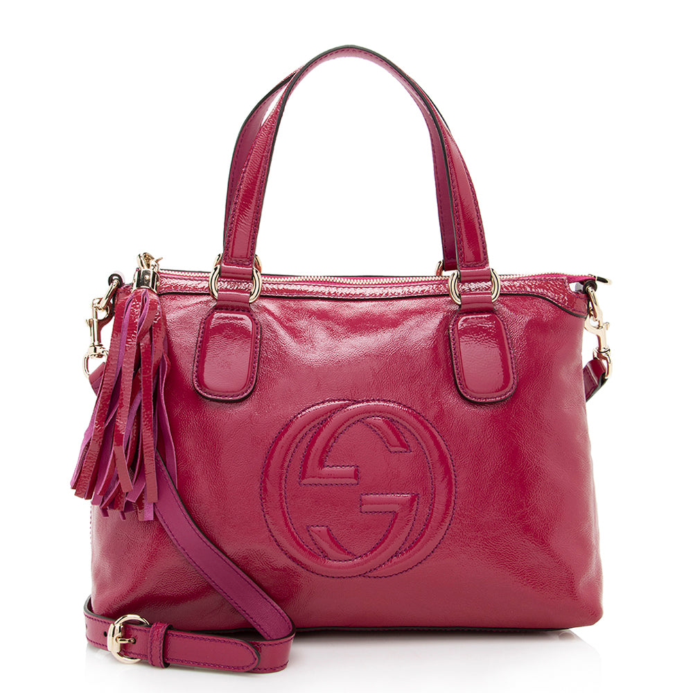 Gucci Leather Canvas Tote
