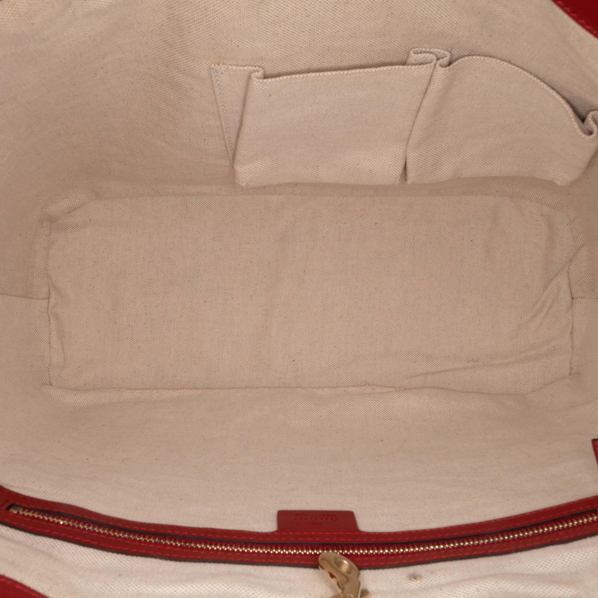 Gucci Patent Microguccissima Nice Tote