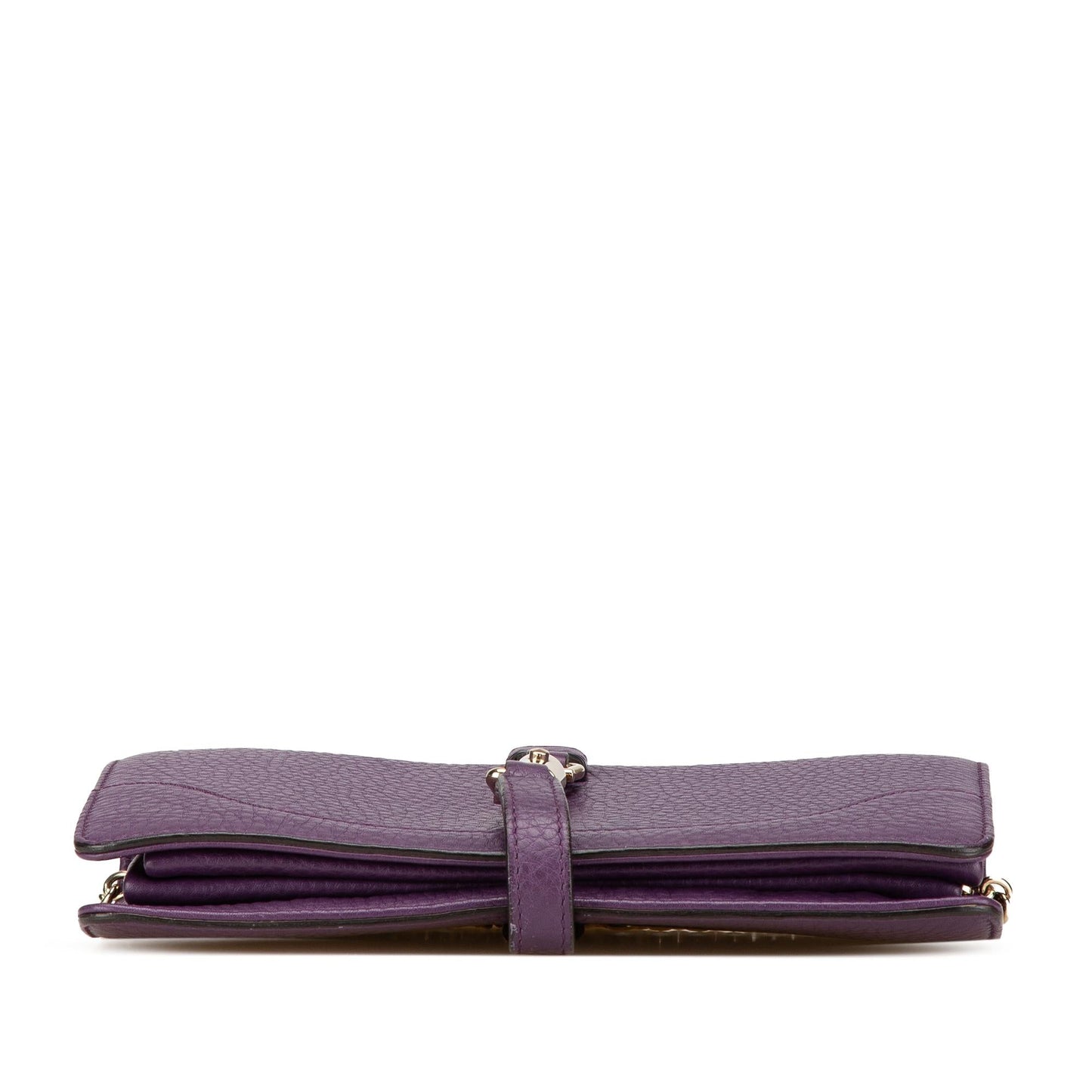 Gucci Pebbled Calfskin Piston Broadway Evening Bag